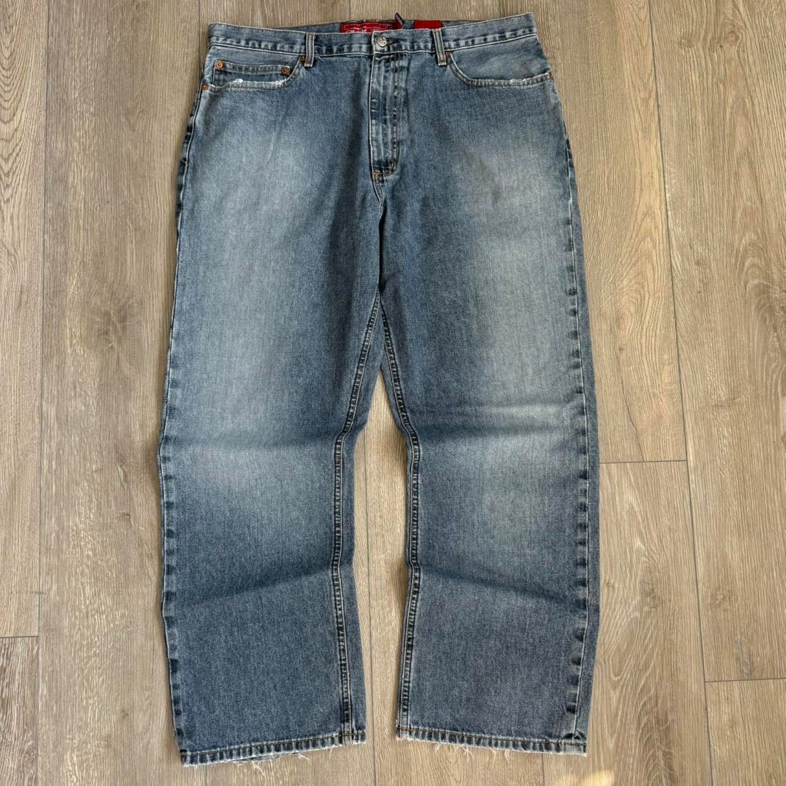 Quiksilver Vintage y2k super baggy quicksilver denim jeans Size US 40 / EU 56 - 1 Thumbnail