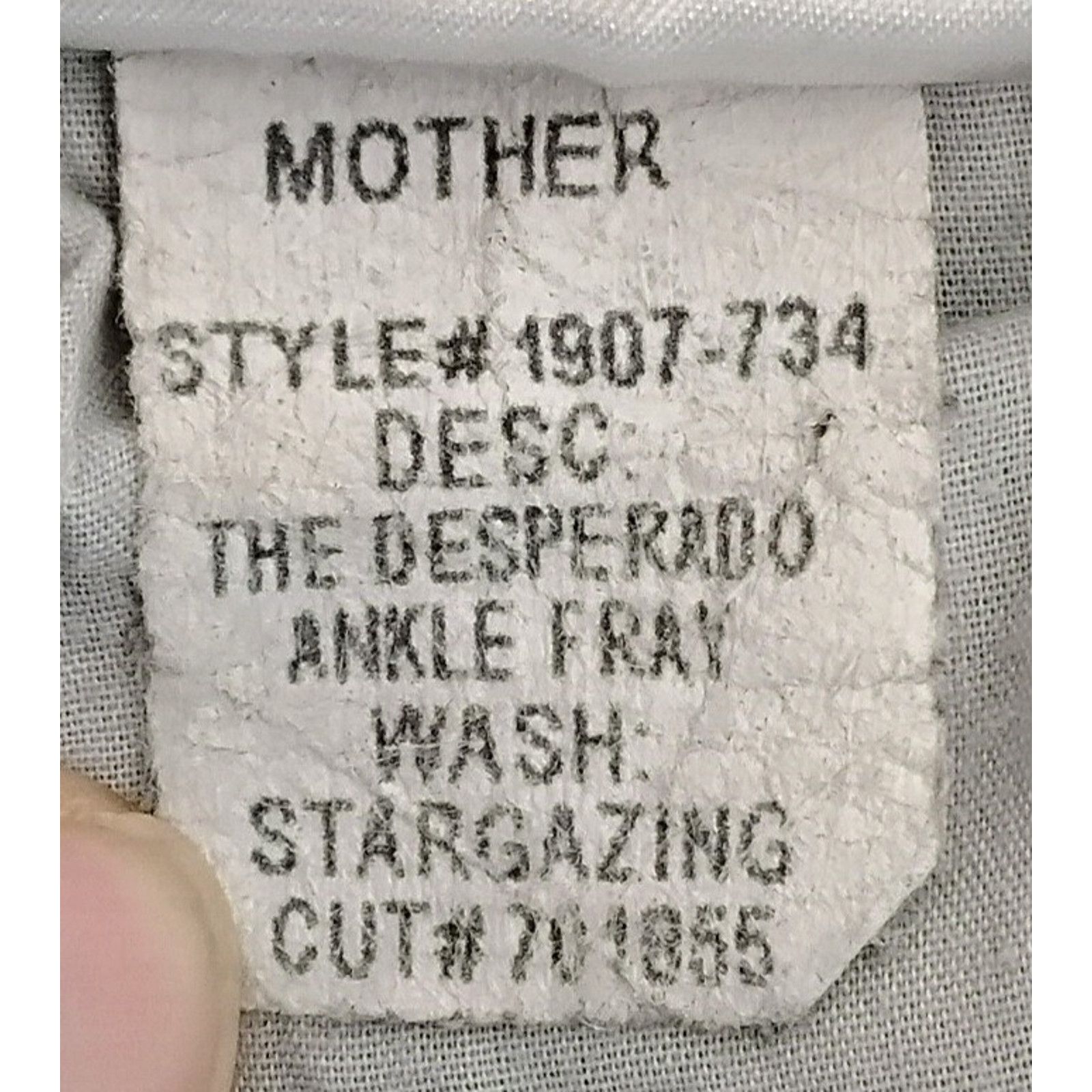 MOTHER Mother Denim Jeans Women's 25 Black The Desperado Ankle Size 25" / US 0 / IT 36 - 11 Thumbnail