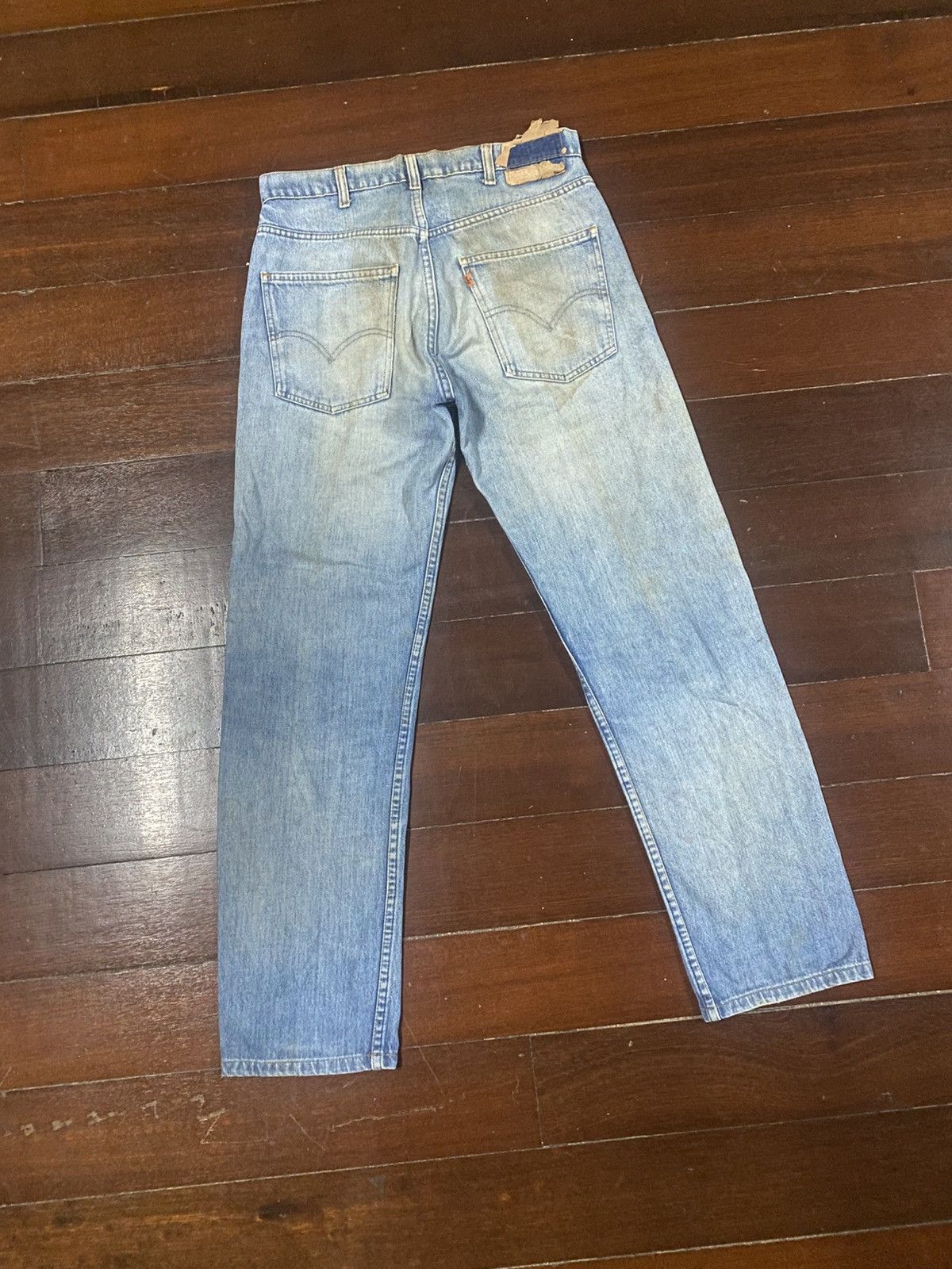 Levi's Vintage 80s 90s Levi’s Oren tag rusty distressed mud wash Size US 32 / EU 48 - 14 Thumbnail