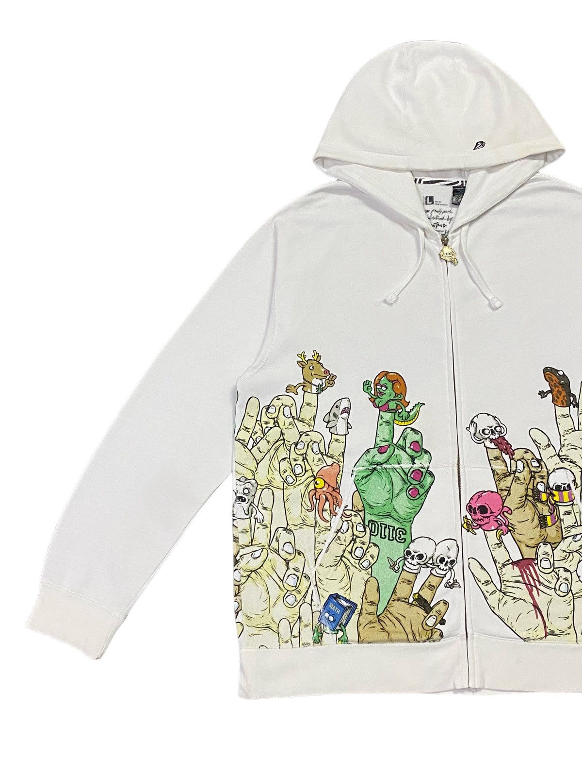 Todd Bratrud × Volcom Rare🔥Volcom X Todd Bratrud Fingers Hoodie Size US L / EU 52-54 / 3 - 18 Thumbnail