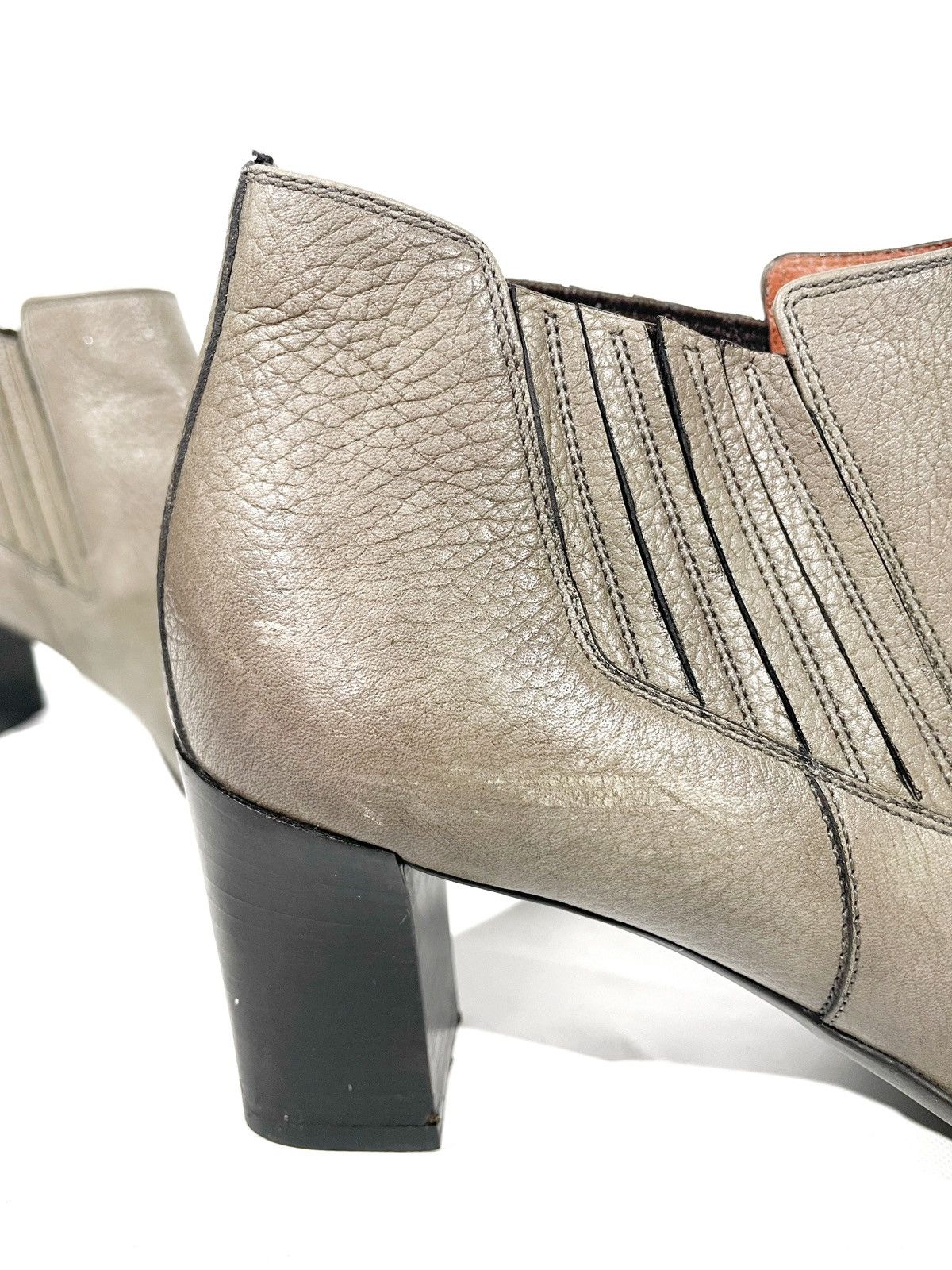 Santoni Santoni Women Leather Ankle Boots Size 36.5 Made In Italy Size US 6.5 / IT 36.5 - 8 Thumbnail
