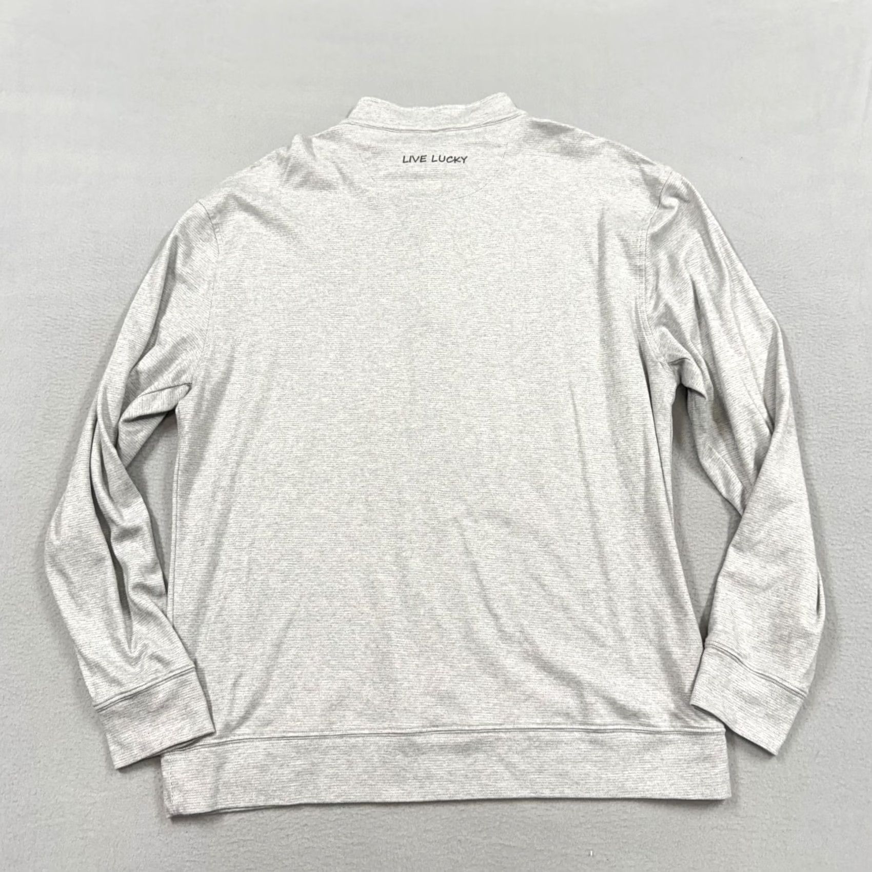Vintage Black Clover Pullover Mens 2XL Gray 1/4 Zip Long Sleeve Golf Performance Top Size US XXL / EU 58 / 5 - 4 Thumbnail