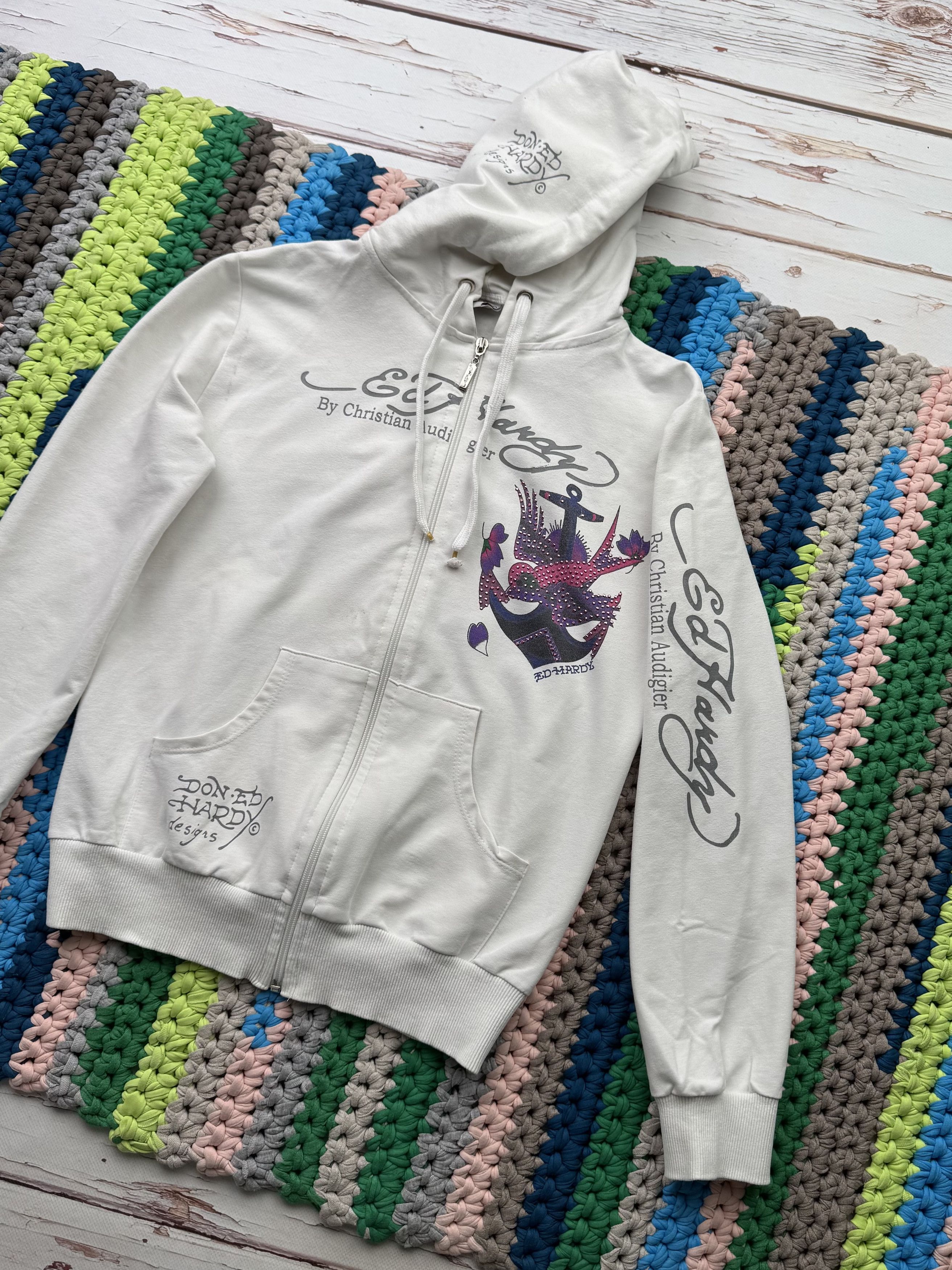 Ed Hardy Ed Hardy Vintage Hoodie(ET1) Size M / US 6-8 / IT 42-44 - 4 Thumbnail