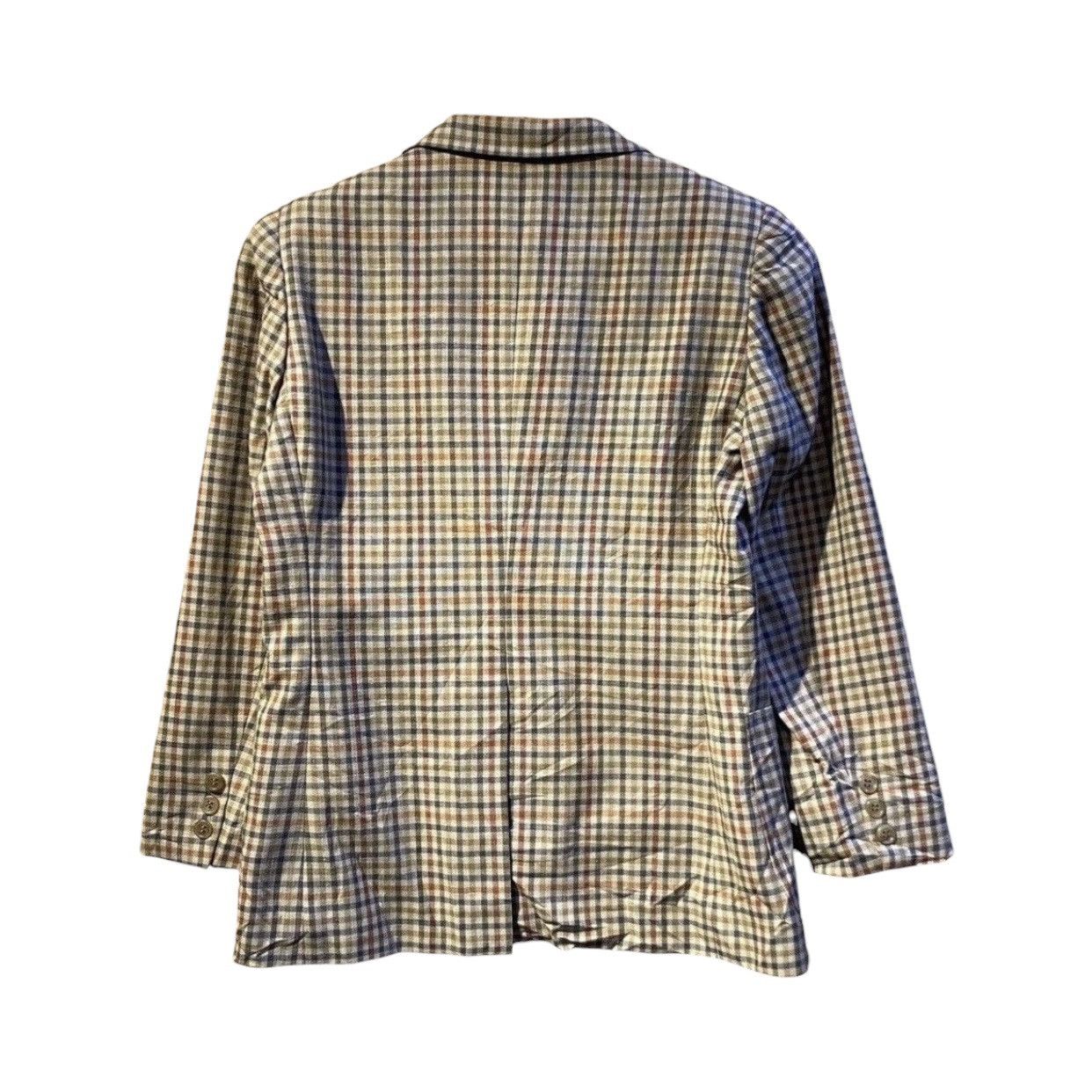 Burberry VTG Burberrys Plaid Check Suit Blazer Jacket M Old Money Size M / US 6-8 / IT 42-44 - 2 Thumbnail