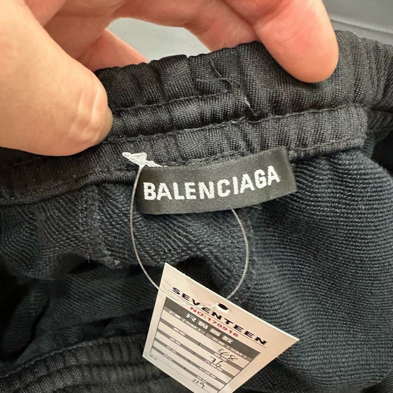 Balenciaga Balenciaga Black and white embroidered trousers with doubl Size US 32 / EU 48 - 5 Thumbnail