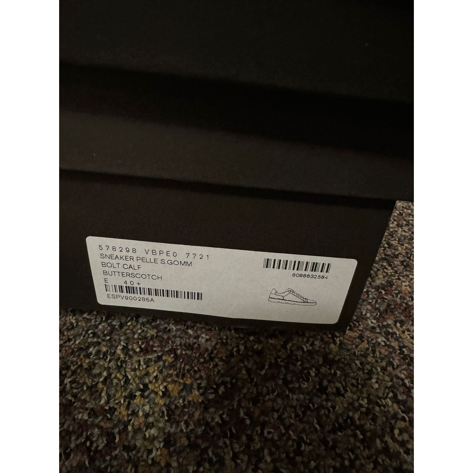 Bottega Veneta o1rshd1 Bolt Calf Sneaker Pelle S.GOMM in Butterscotch Size US 7.5 / EU 40-41 - 24 Thumbnail