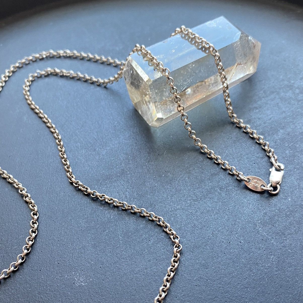 Chrome hearts roll chain 22k gold main image 0