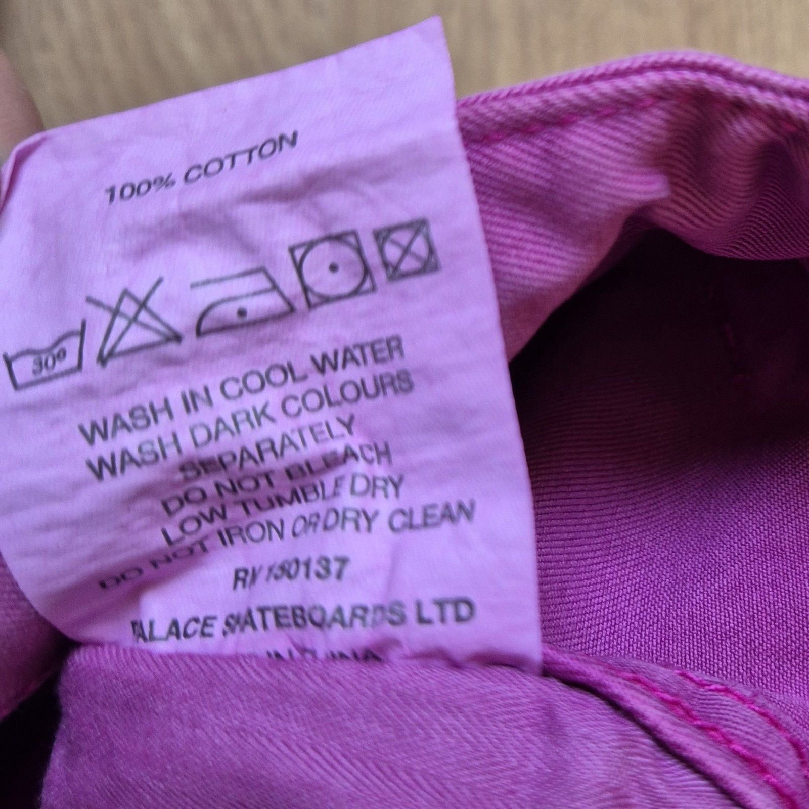 Palace Palace Garment Dyed Cargo Trouser Pink Small Brand New FW22 Size US 30 / EU 46 - 5 Thumbnail