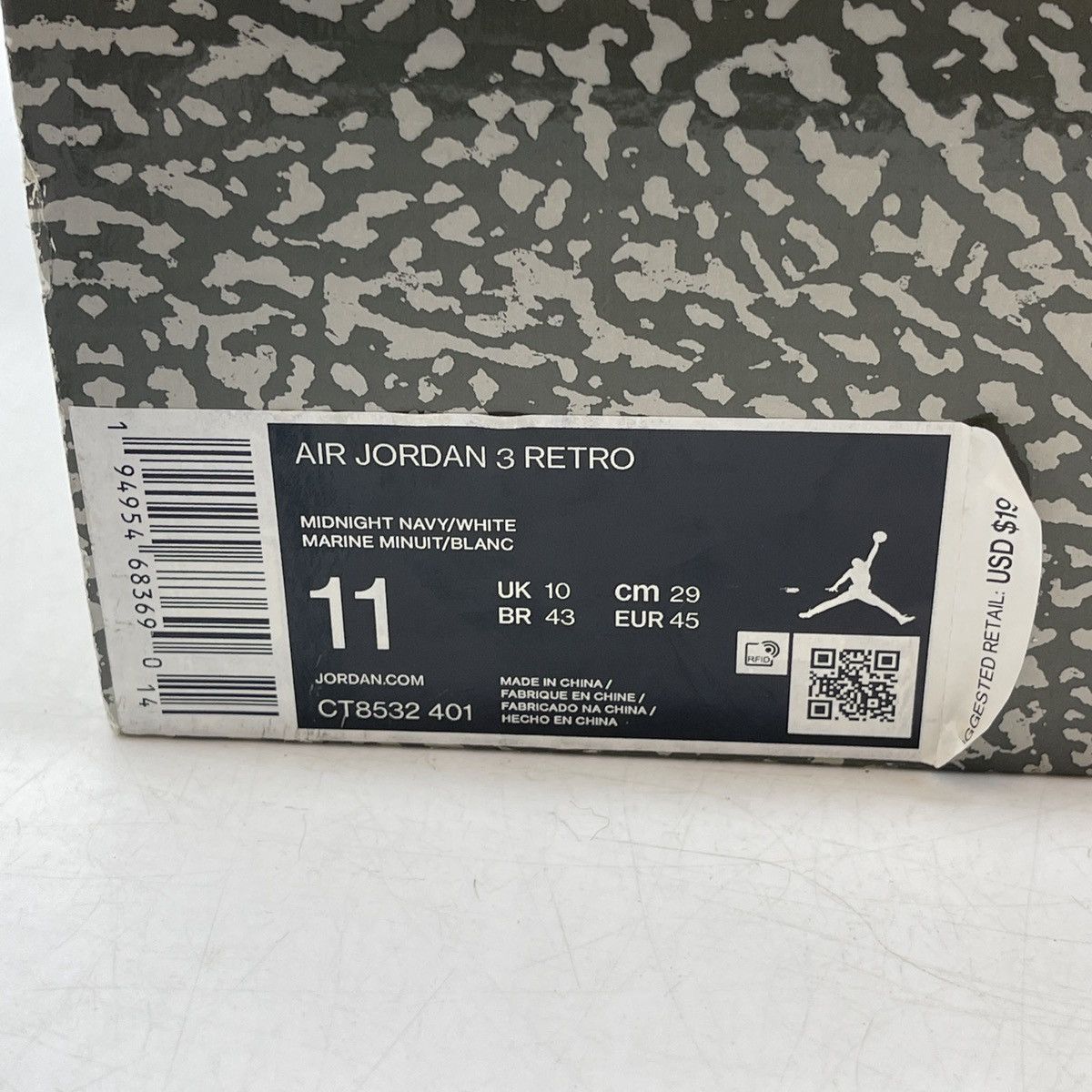 Jordan Brand Air Jordan 3 Georgetown Size US 11 / EU 44 - 9 Thumbnail