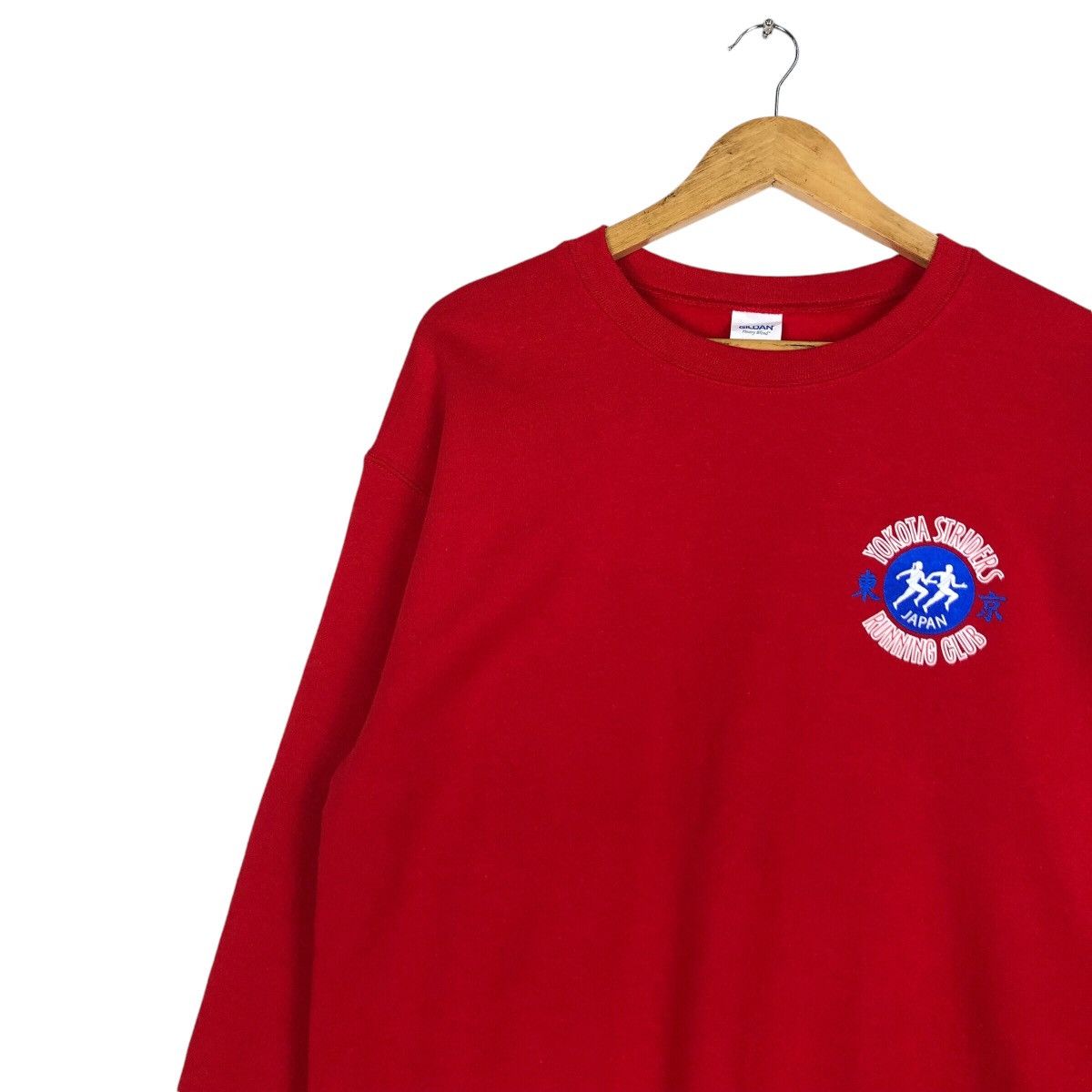 Japanese Brand × Vintage Yokota Strider Japanese Running Club Sweatshirt Medium Size US M / EU 48-50 / 2 - 7 Thumbnail