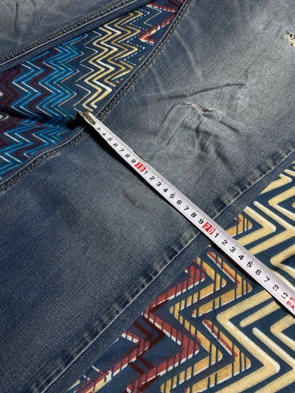 Diesel × Vintage Vintage Distressed Faded Blue Jeans Size US 34 / EU 50 - 13 Thumbnail