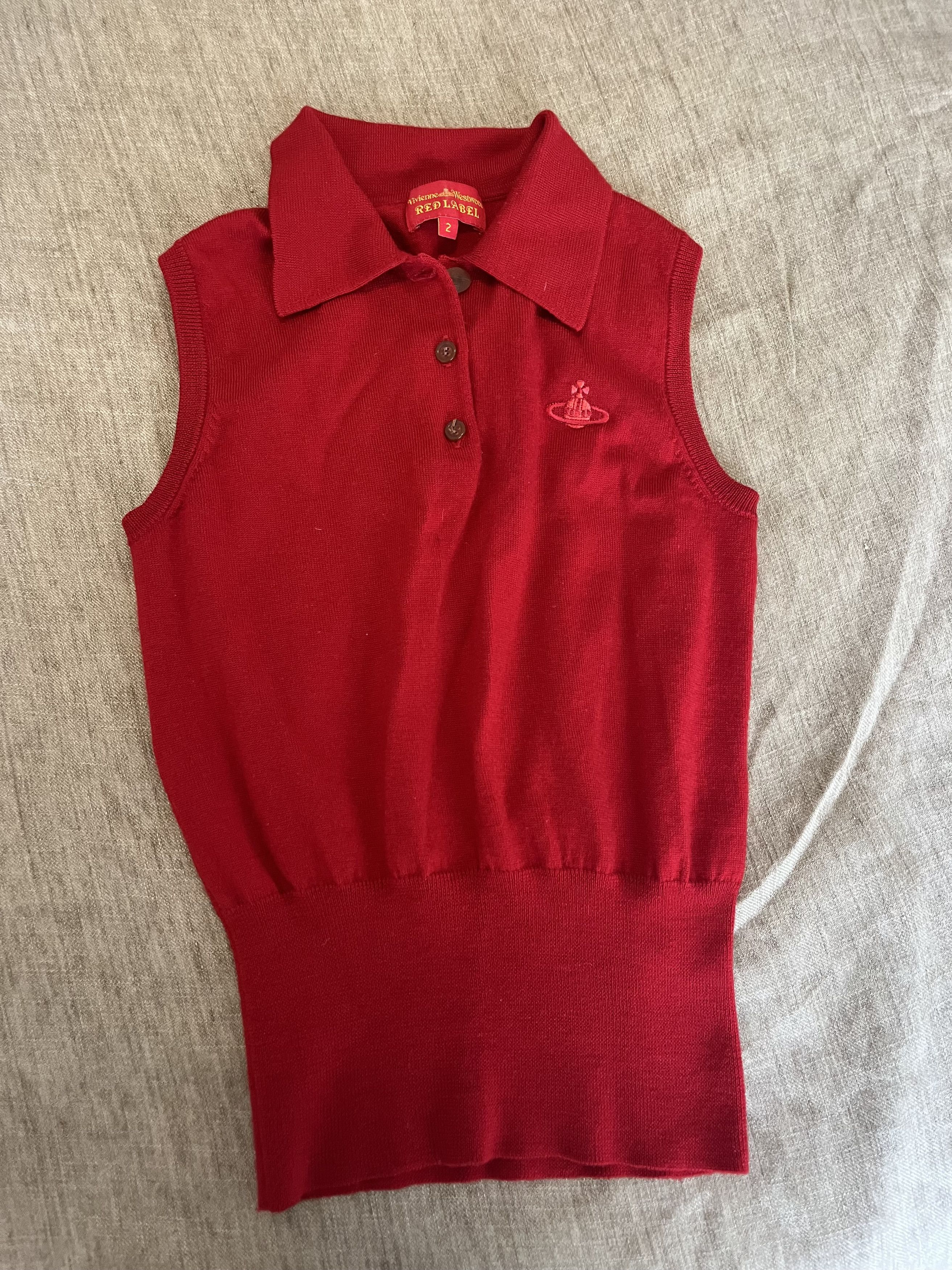 Vivienne Westwood Vivienne Westwood red top Size XS / US 0-2 / IT 36-38 - 1 Thumbnail