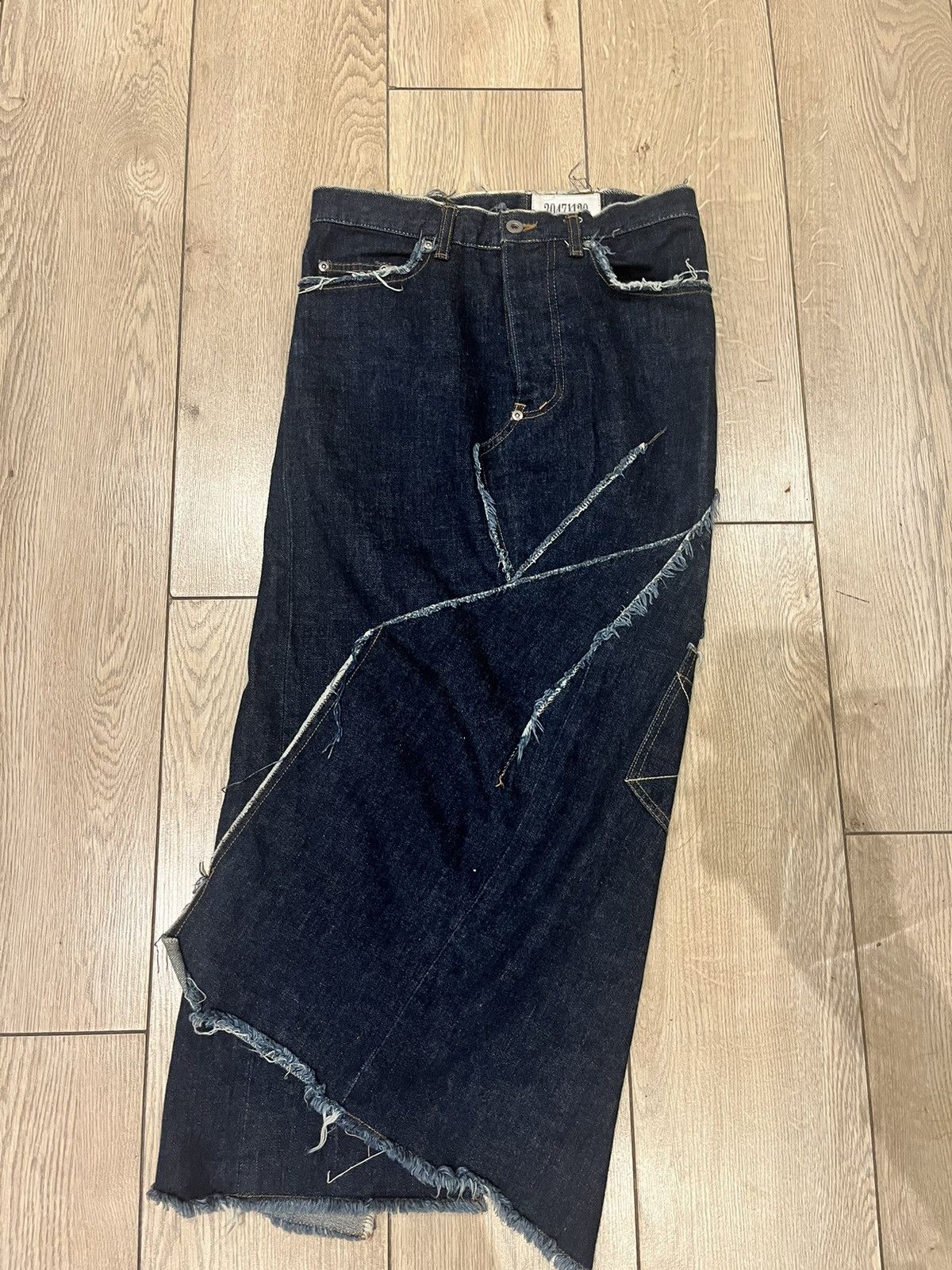 20471120 20471120 Denim Skirt Rare Size 34" / US 12 / IT 48 - 1 Thumbnail