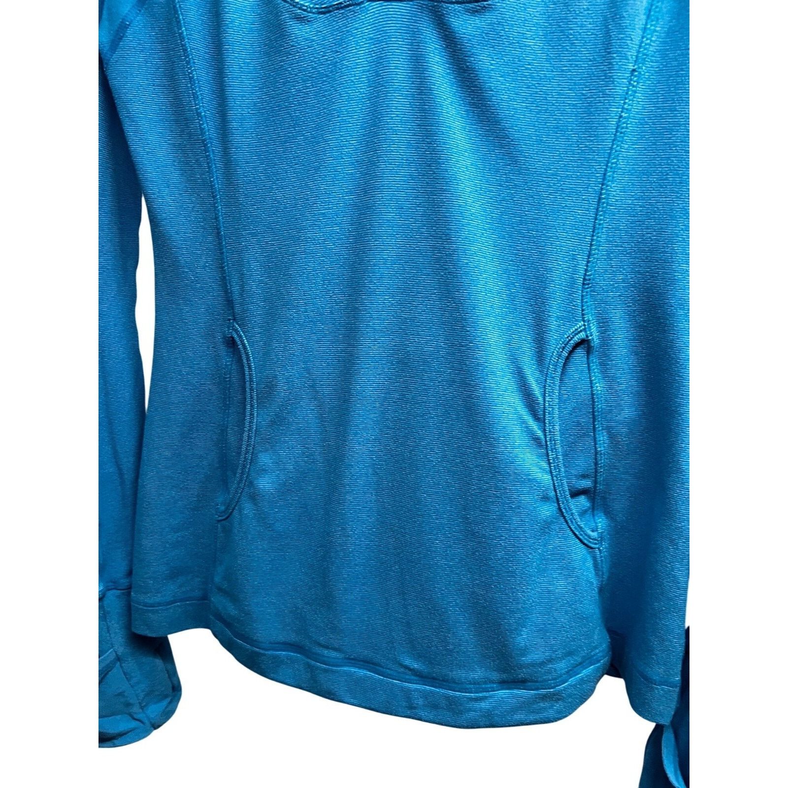 Lululemon Lululemon Run Your Heart Out Blue Hoodie Top Shirt Pockets 6 Size M / US 6-8 / IT 42-44 - 5 Thumbnail