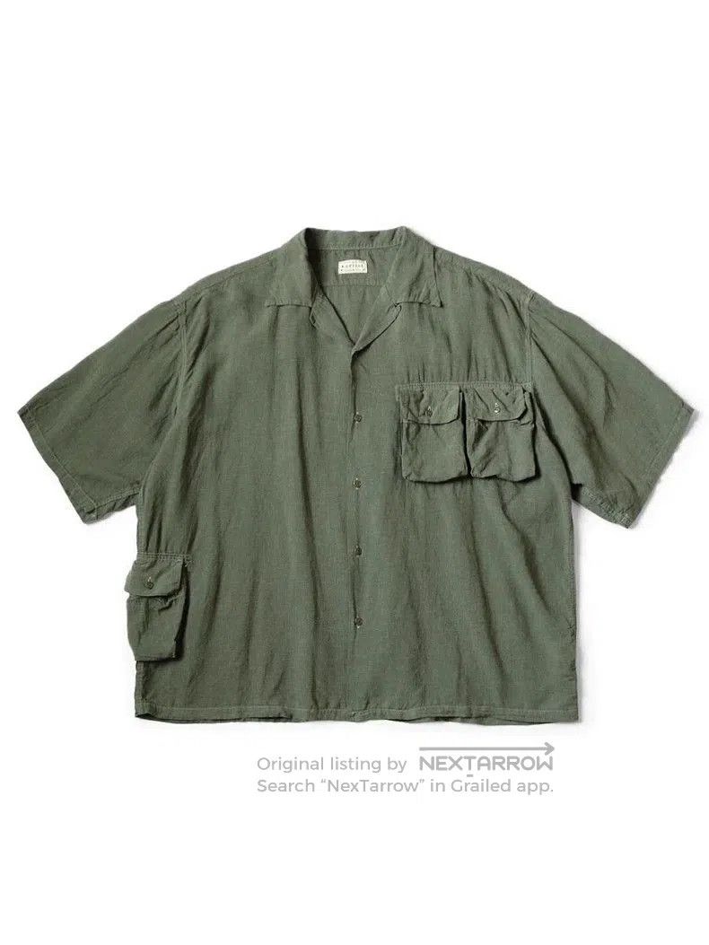 Kapital Kapital Soft linen Cuban collar shirt. Size US L / EU 52-54 / 3 - 1 Thumbnail