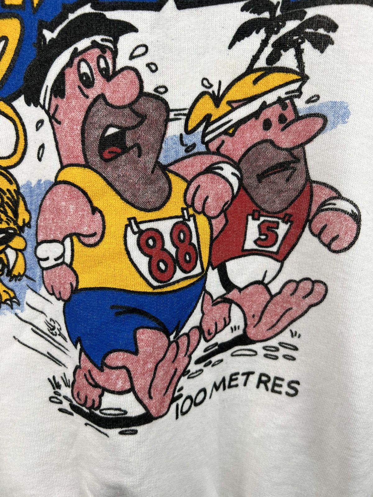 Vintage Vintage 80s The Flinstones Bedrock Games Sweatshirt Size US S / EU 44-46 / 1 - 8 Thumbnail