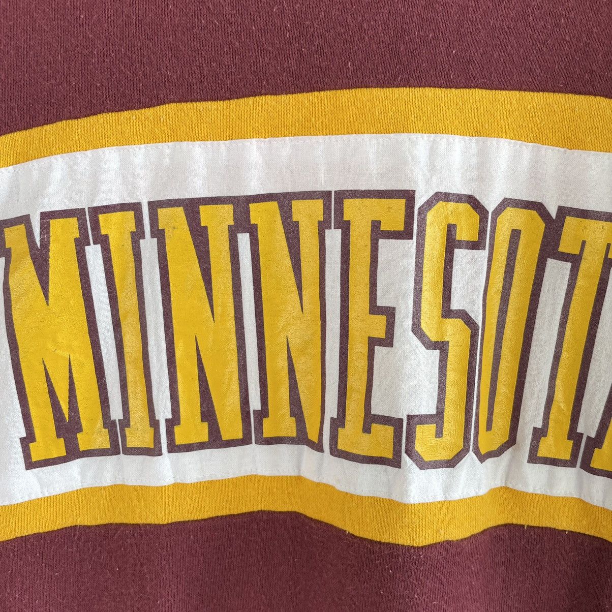 Nutmeg × Vintage Vintage 80s University of Minnesota Crewneck Size US L / EU 52-54 / 3 - 3 Thumbnail