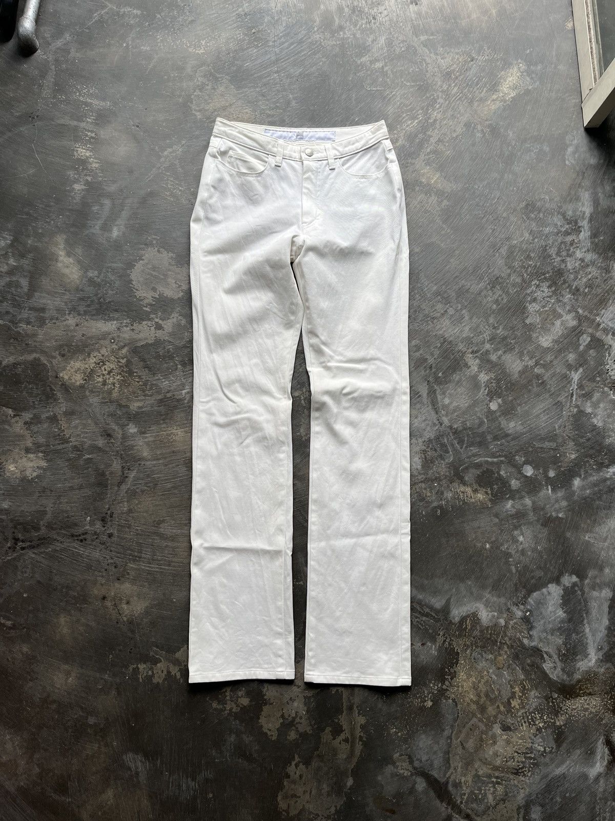 If Six Was Nine × Marithe + Francois Girbaud Marithe francois girbaud white pants Size US 29 - 1 Thumbnail