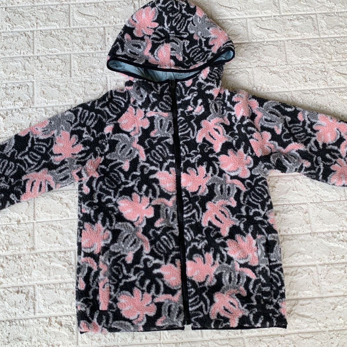 Other Hawaii Hula Lani Sherpa Riversible Fleece Jacket Hoodie Size US S / EU 44-46 / 1 - 8 Thumbnail