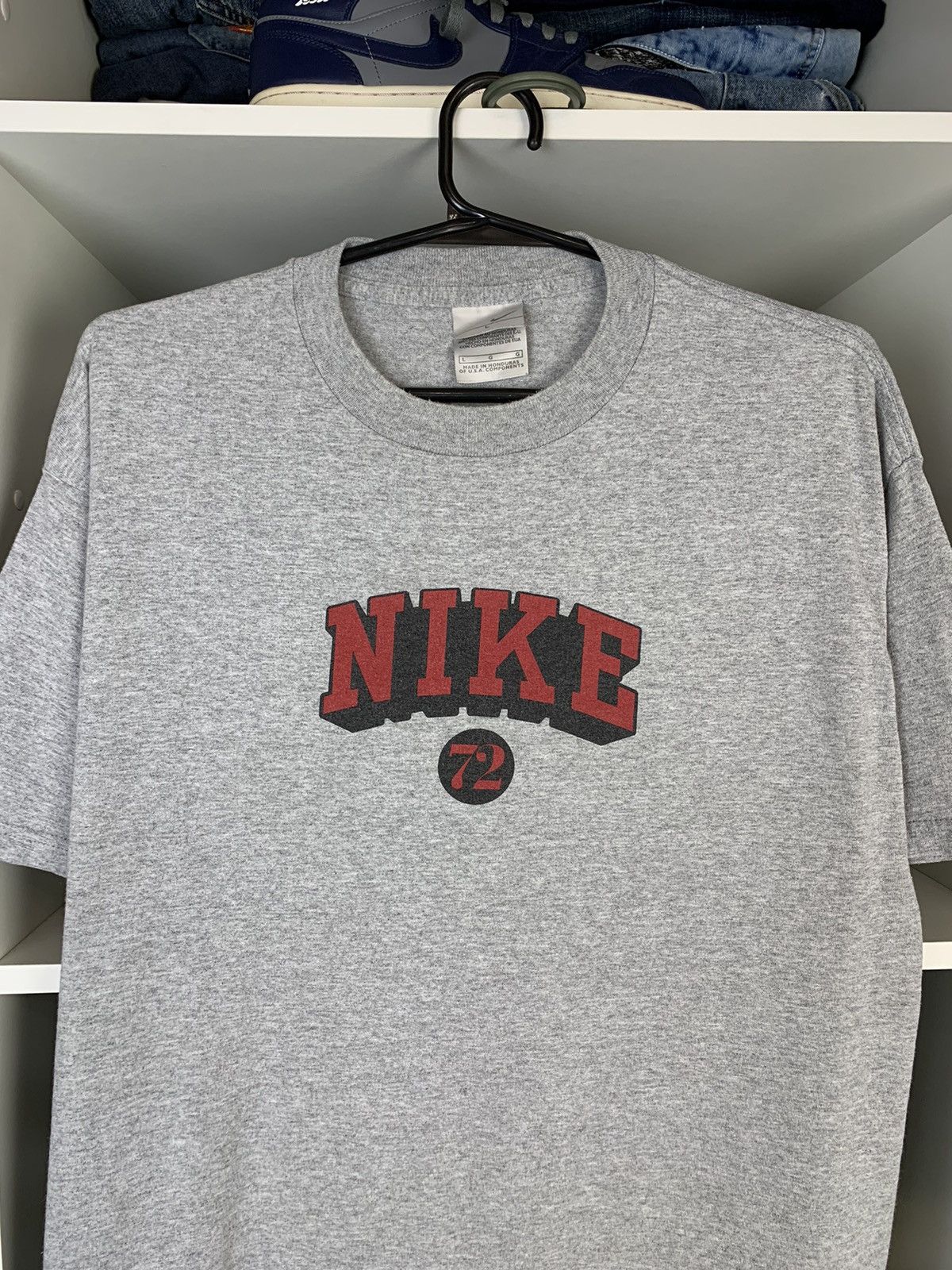 Other Vintage Nike 72 Big Logo T-shirt Size US L / EU 52-54 / 3 - 2 Thumbnail