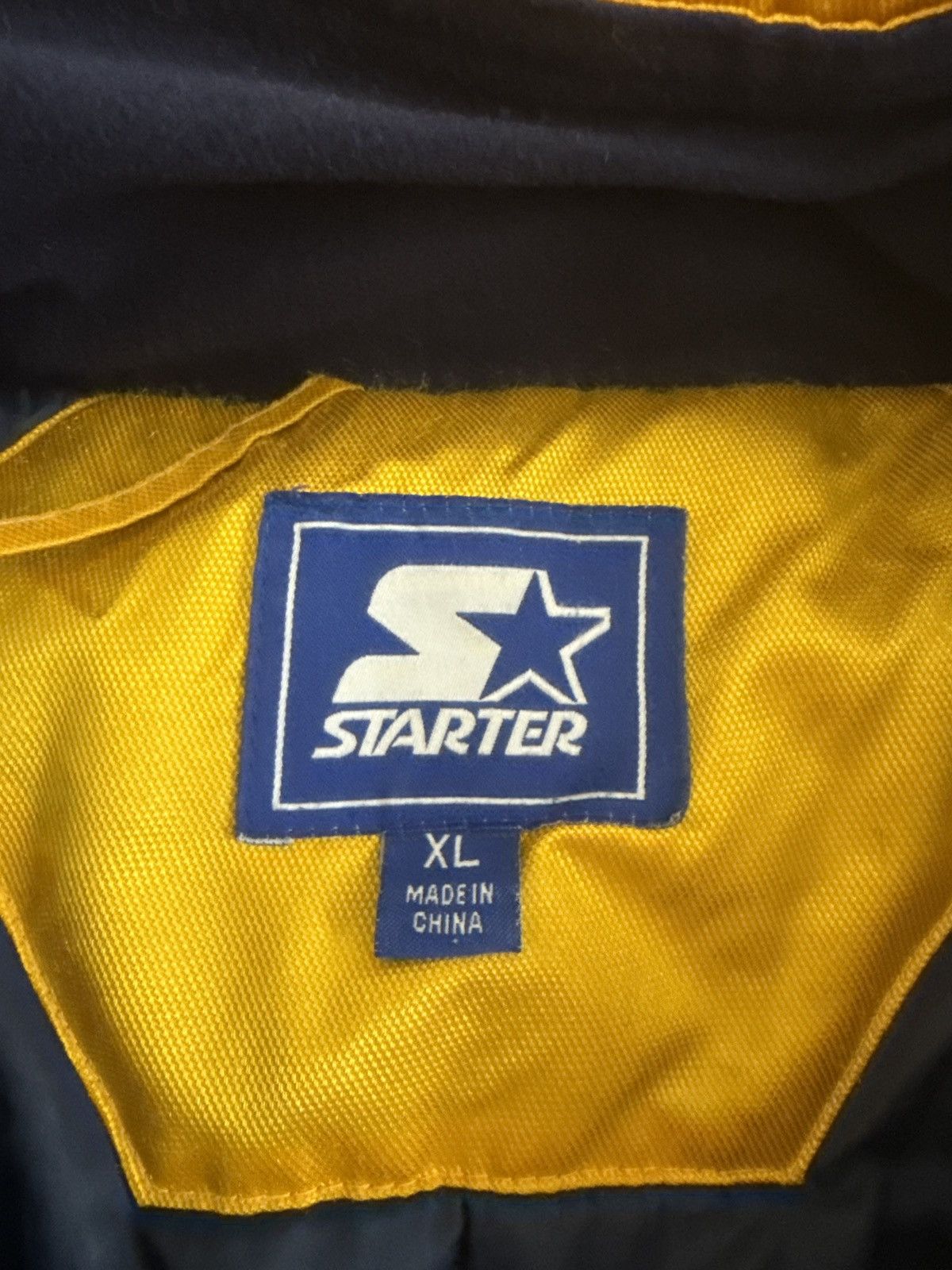 Starter University of Michigan Starter Jacket Size US XL / EU 56 / 4 - 8 Thumbnail