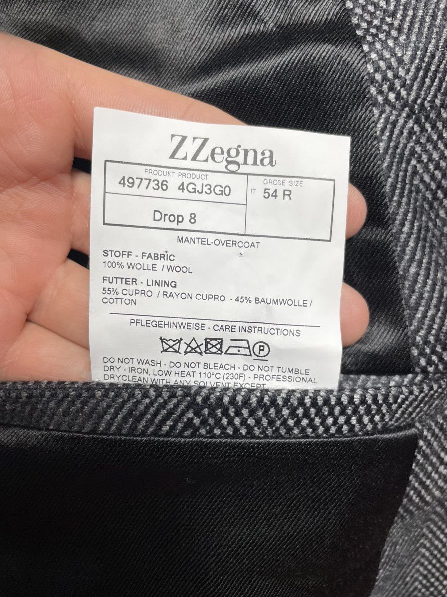 Z Zegna Z Zegna wool mantel - overcoat jacket Size US S / EU 44-46 / 1 - 6 Thumbnail