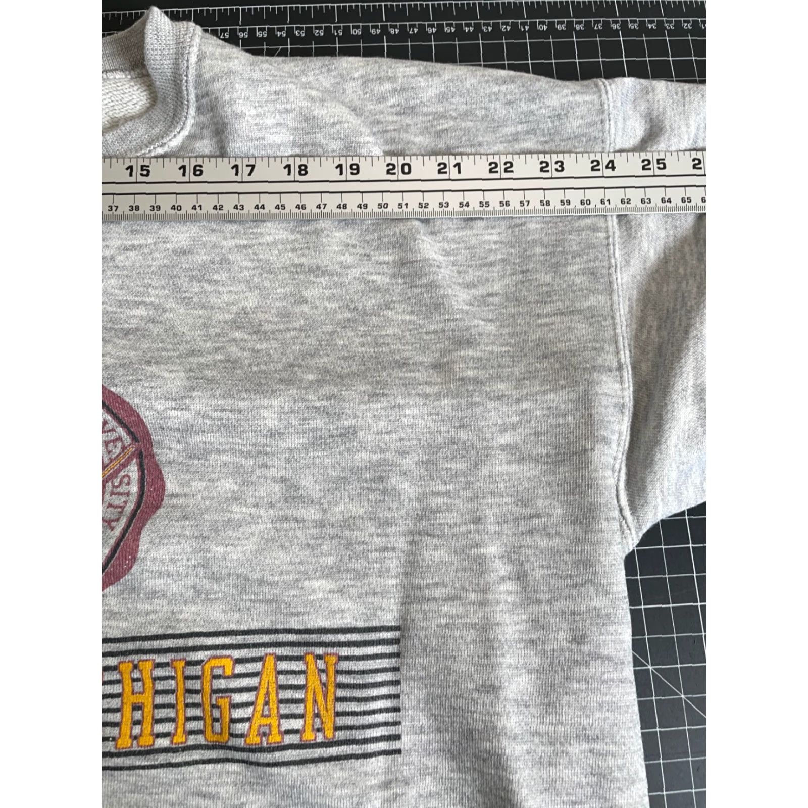Jansport VINTAGE JanSport Central Michigan Sweatshirt Adult XL Heather Gray College 90s Boxy Mens Size US XL / EU 56 / 4 - 7 Thumbnail