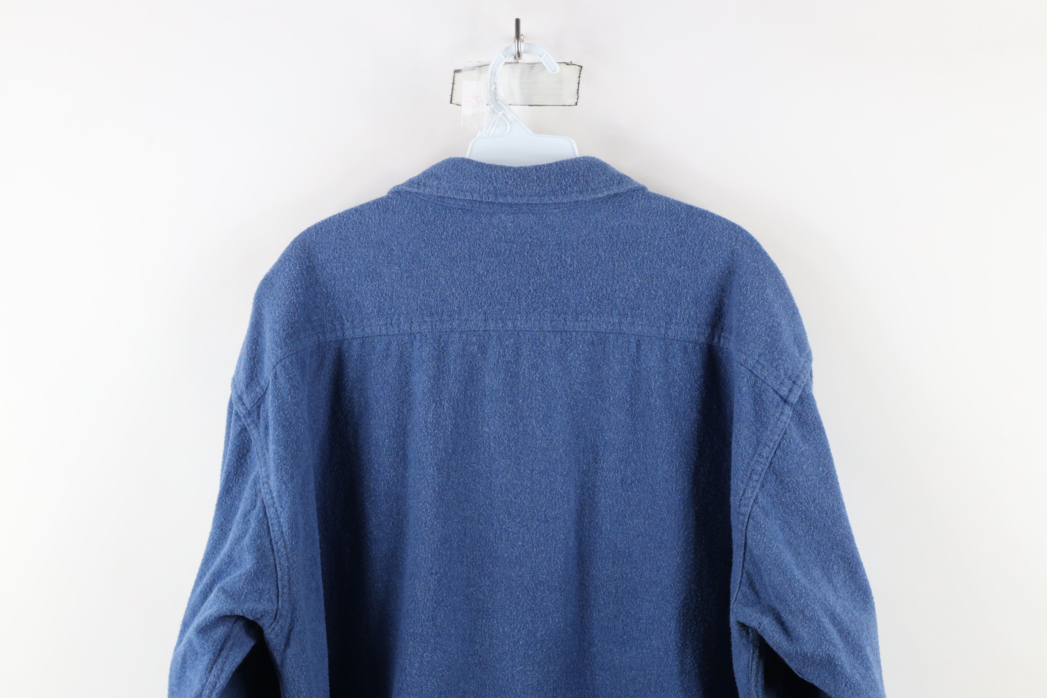 Vintage Vintage 90s Streetwear Heavyweight Chamois Button Shirt Size US XL / EU 56 / 4 - 10 Thumbnail