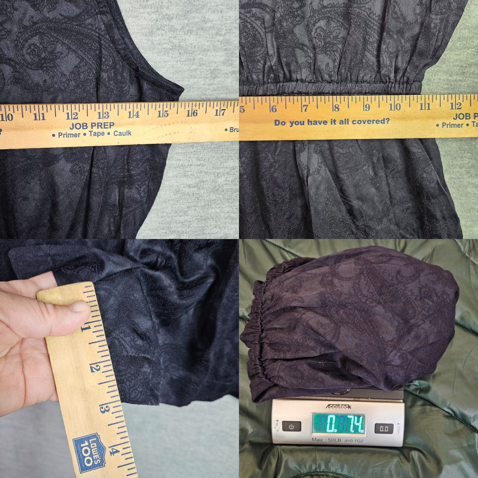 Aritzia Aritzia Romper Shirt Black Sleeveless Elastic Waist Size S Women Vintage No Size 28" / US 6 / IT 42 - 8 Thumbnail
