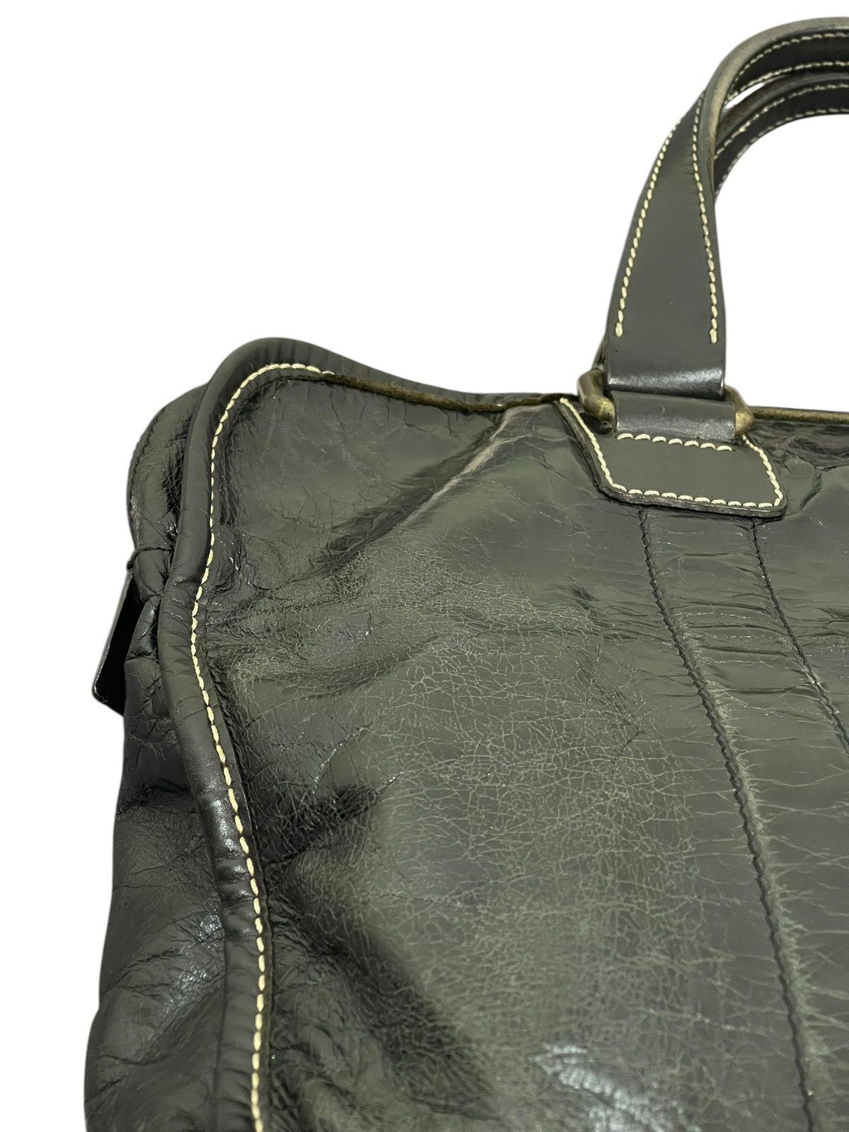 Genuine Leather Full Leather Patina F. Clio Italy Brief Bag 1🟩7 Size ONE SIZE - 9 Thumbnail