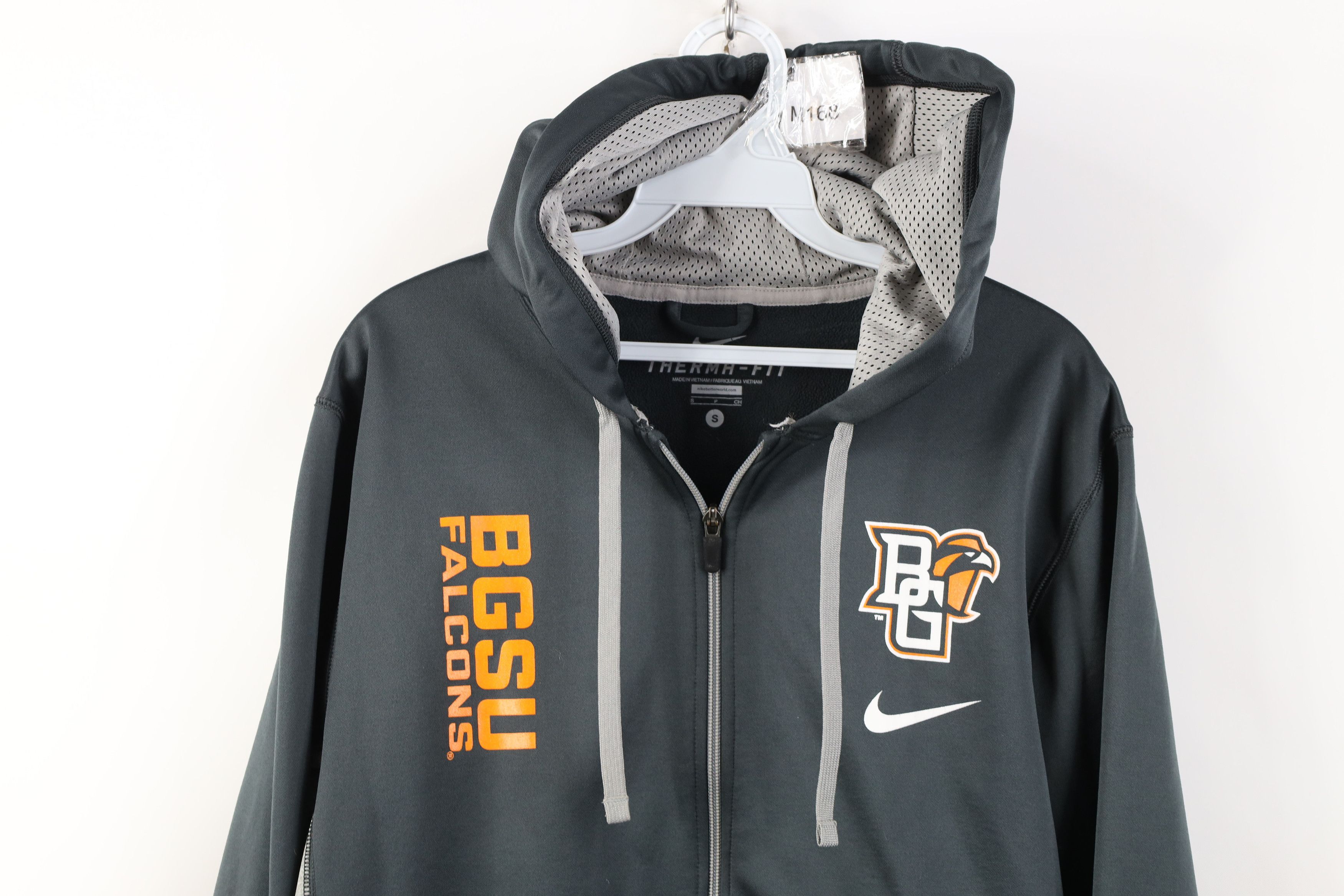 Nike Nike Bowling Green State University Football Zip Hoodie Size US S / EU 44-46 / 1 - 2 Thumbnail