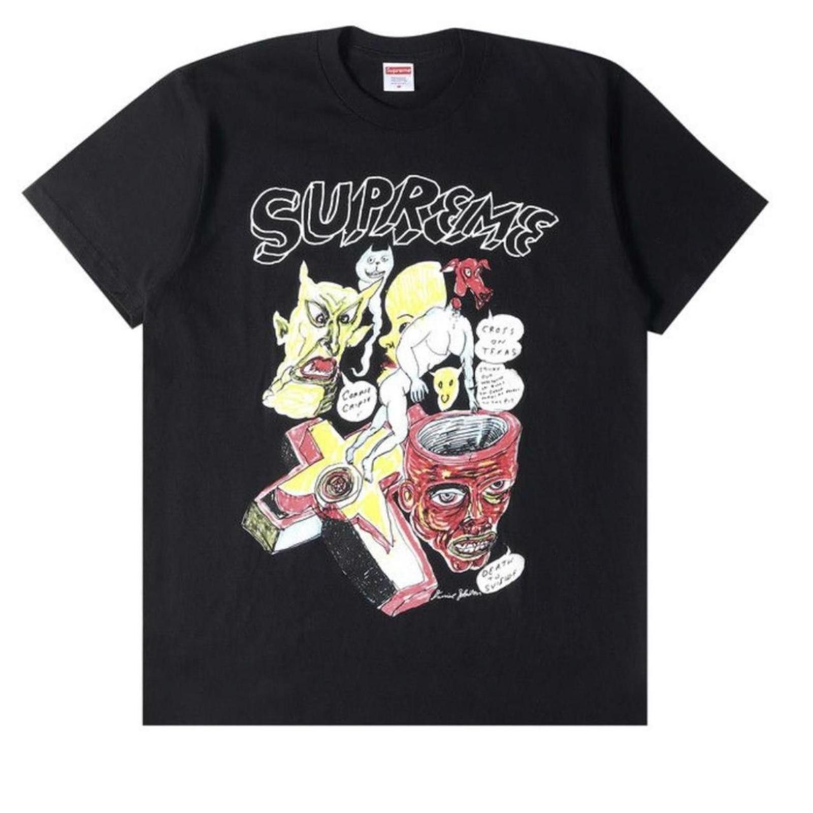 Supreme Supreme Men's Black Tshirt Size US M / EU 48-50 / 2 - 1 Thumbnail