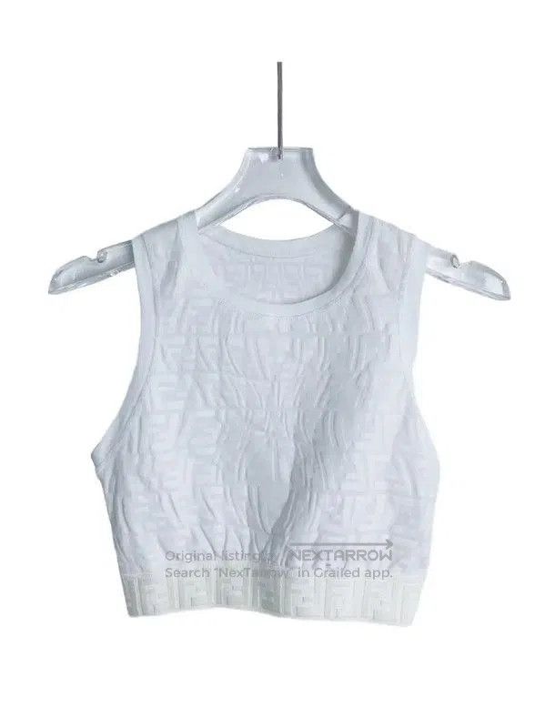 Fendi Fendi Women's White Nylon Crop Top . Size S / US 4 / IT 40 - 1 Thumbnail