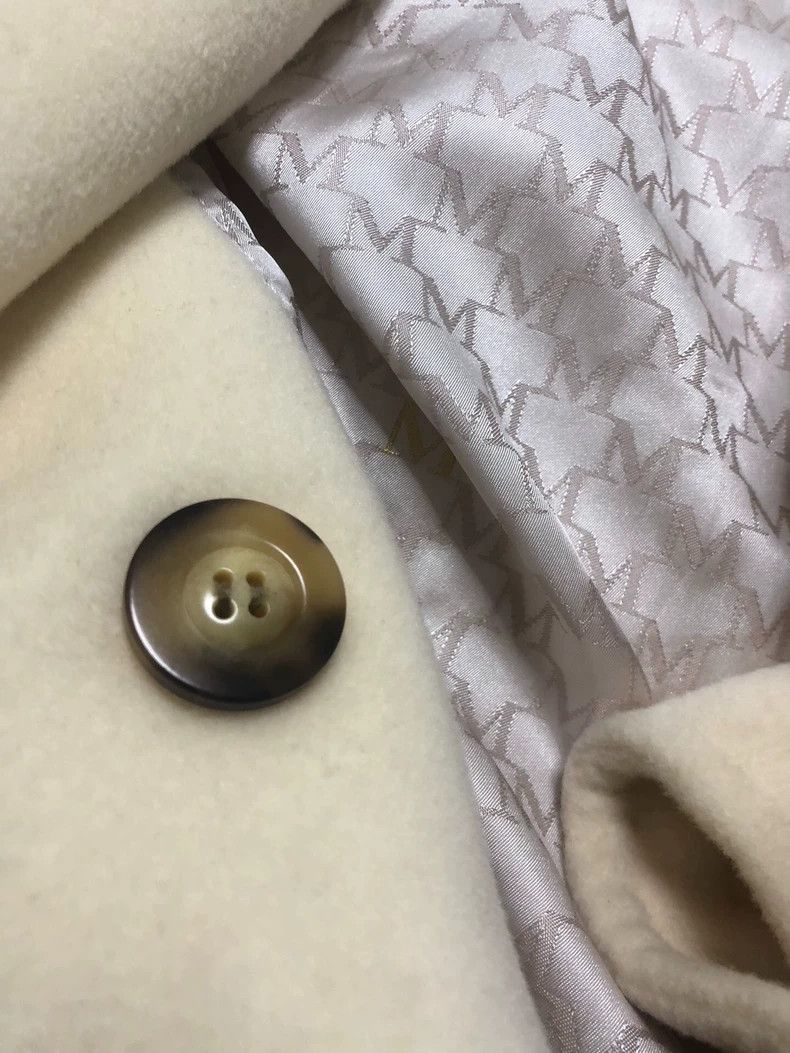 Max Mara Max Mara Mainline Classic 101801 Double-breasted Wool Coat Size S / US 4 / IT 40 - 8 Thumbnail