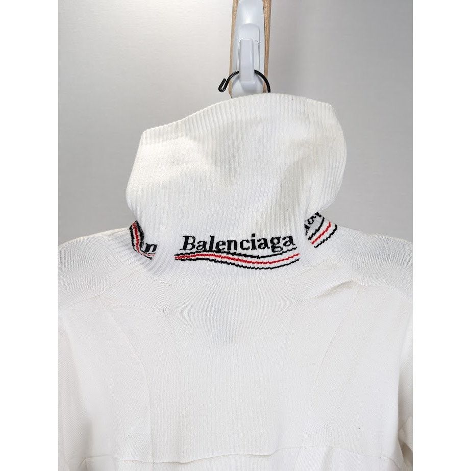 Balenciaga o1rshd1 Socks Jumper Political Tennis Socks in White Size US S / EU 44-46 / 1 - 3 Thumbnail