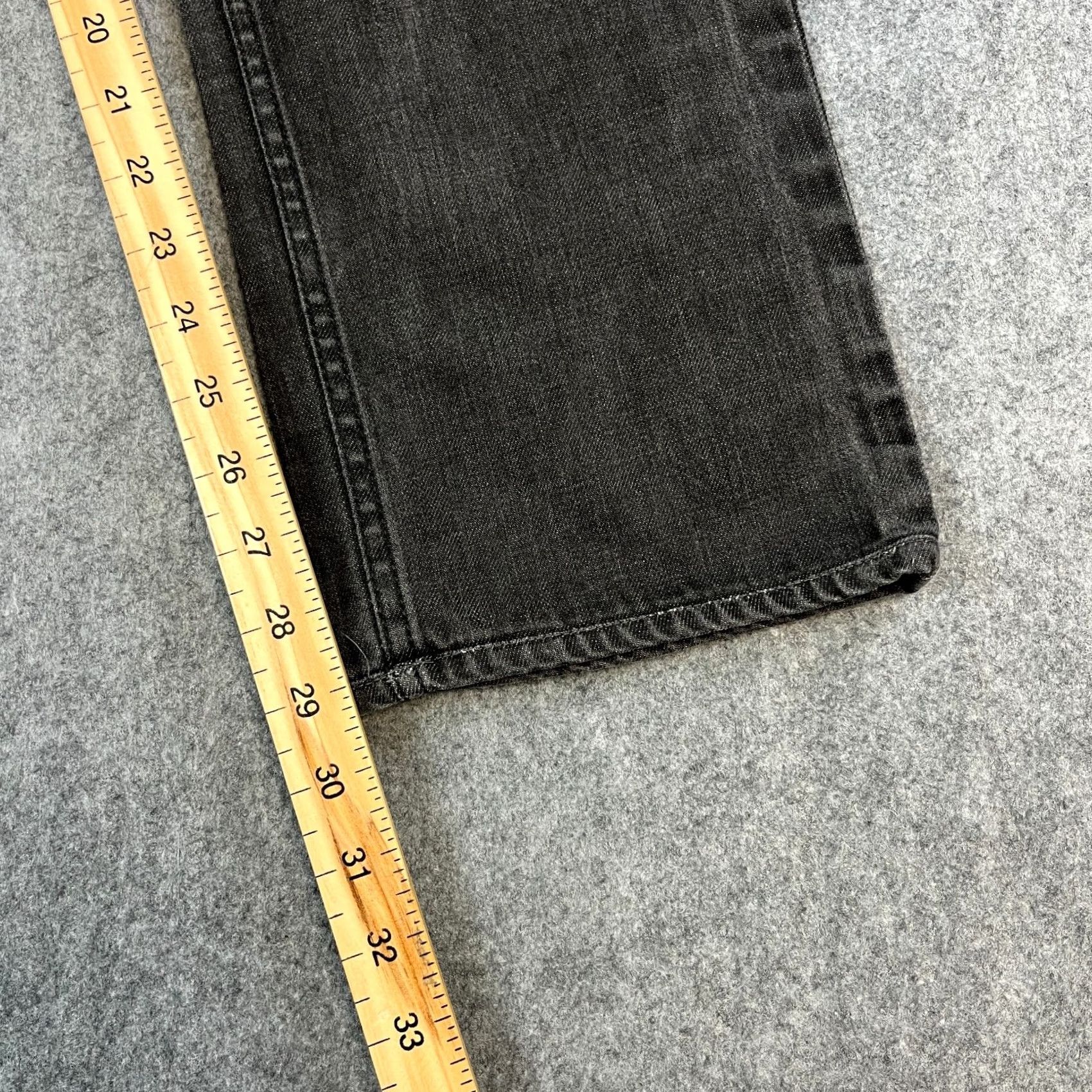 Hugo Boss HUGO BOSS Jeans Regular Straight 31 Dark Grey 100% Cotton Men Jeans Size US 31 - 4 Thumbnail