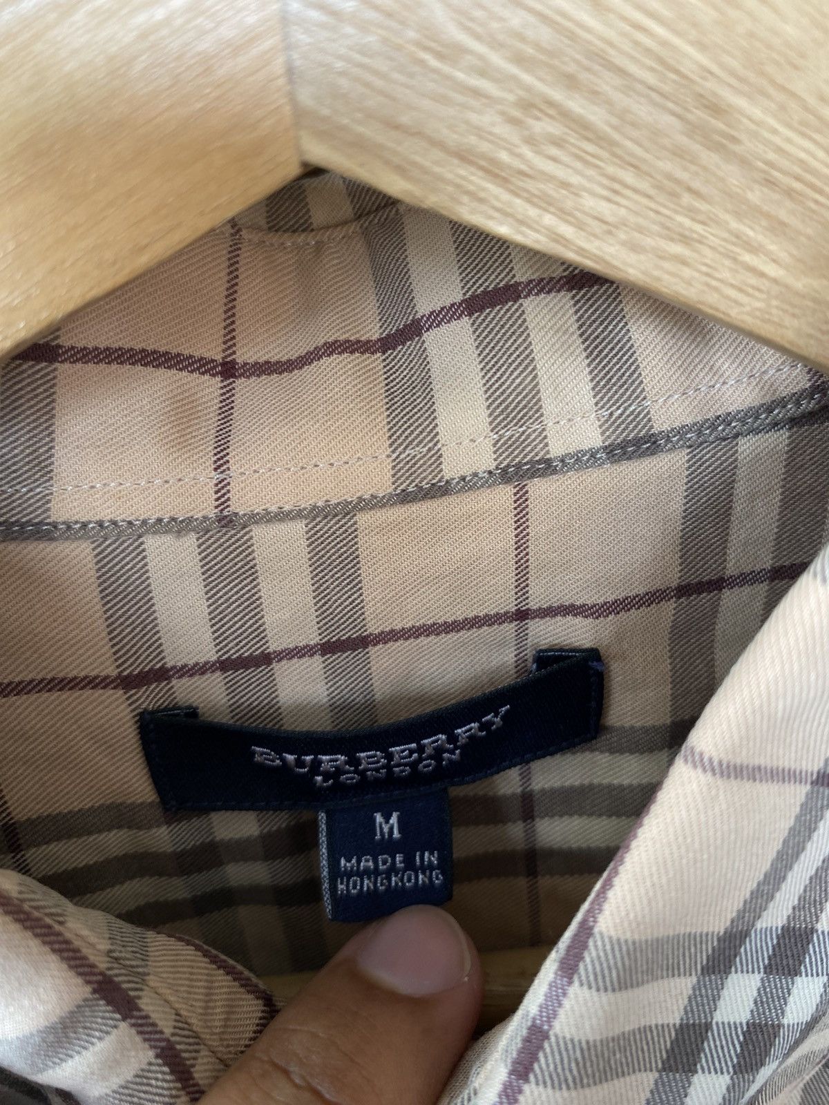 Burberry Vintage Burberry London Nova Check Checkered Button Ups Long Sleeve Shirt Formal Size US L / EU 52-54 / 3 - 6 Thumbnail