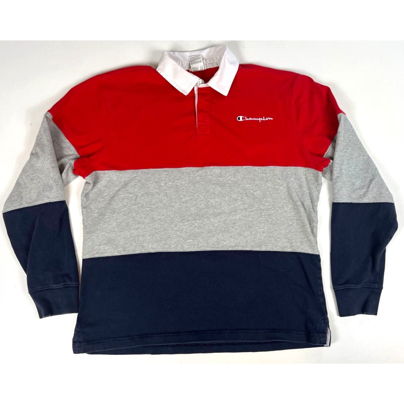 Champion Champion Men's Rugby Shirt Long Sleeve Reverse Weave Multicolor Sz L Size US L / EU 52-54 / 3 - 2 Thumbnail