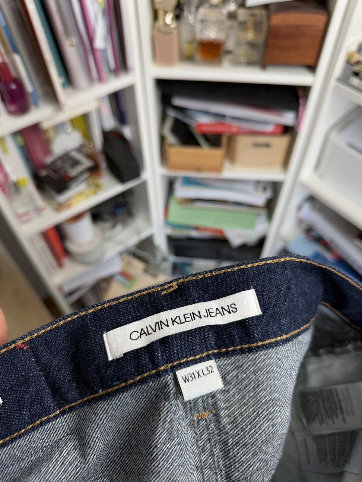 Calvin Klein × Designer Calvin Klein CKJ035 by raf Simons denim jeans pants 31x32 Size US 31 - 8 Thumbnail