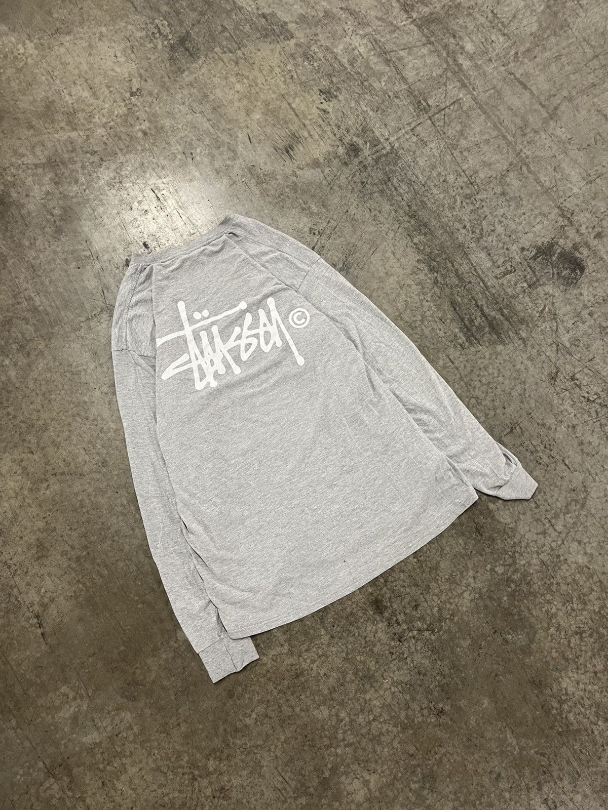Stussy × Vintage Stussy longsleeve tee shirt hype rare skater y2k big logo Size US XL / EU 56 / 4 - 4 Thumbnail