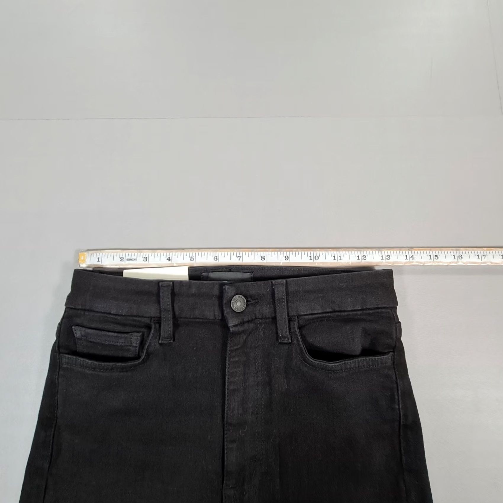 7 For All Mankind 7 For All Mankind Jeans Womens Bootcut High Rise W27 L31 Black Elastic Cotton Denim Zip Fly 5-Pocket Stretch Vintage No Size 27" / US 4 / IT 40 - 5 Thumbnail