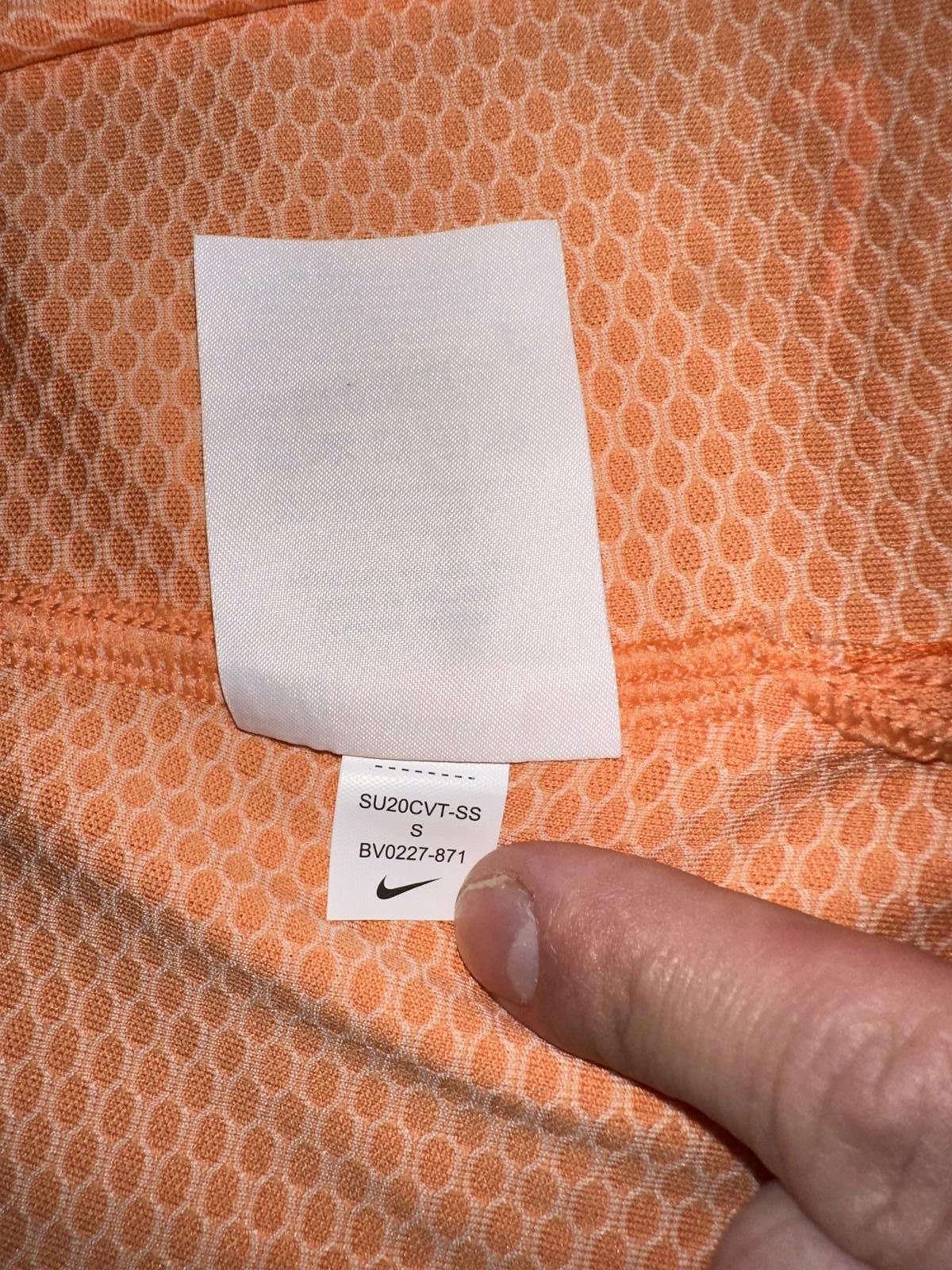 Nike Nike Women's Dry Fairway Blade Orange Polo Golf Sample Size S / US 4 / IT 40 - 5 Thumbnail