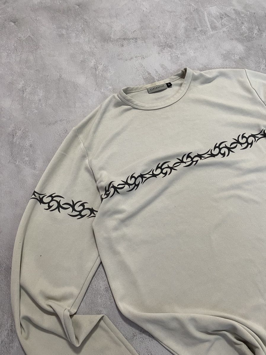Japanese Brand 🩶 Vintage Long Sleeve Y2K Rave Style Gang t shirt Size US XL / EU 56 / 4 - 3 Thumbnail