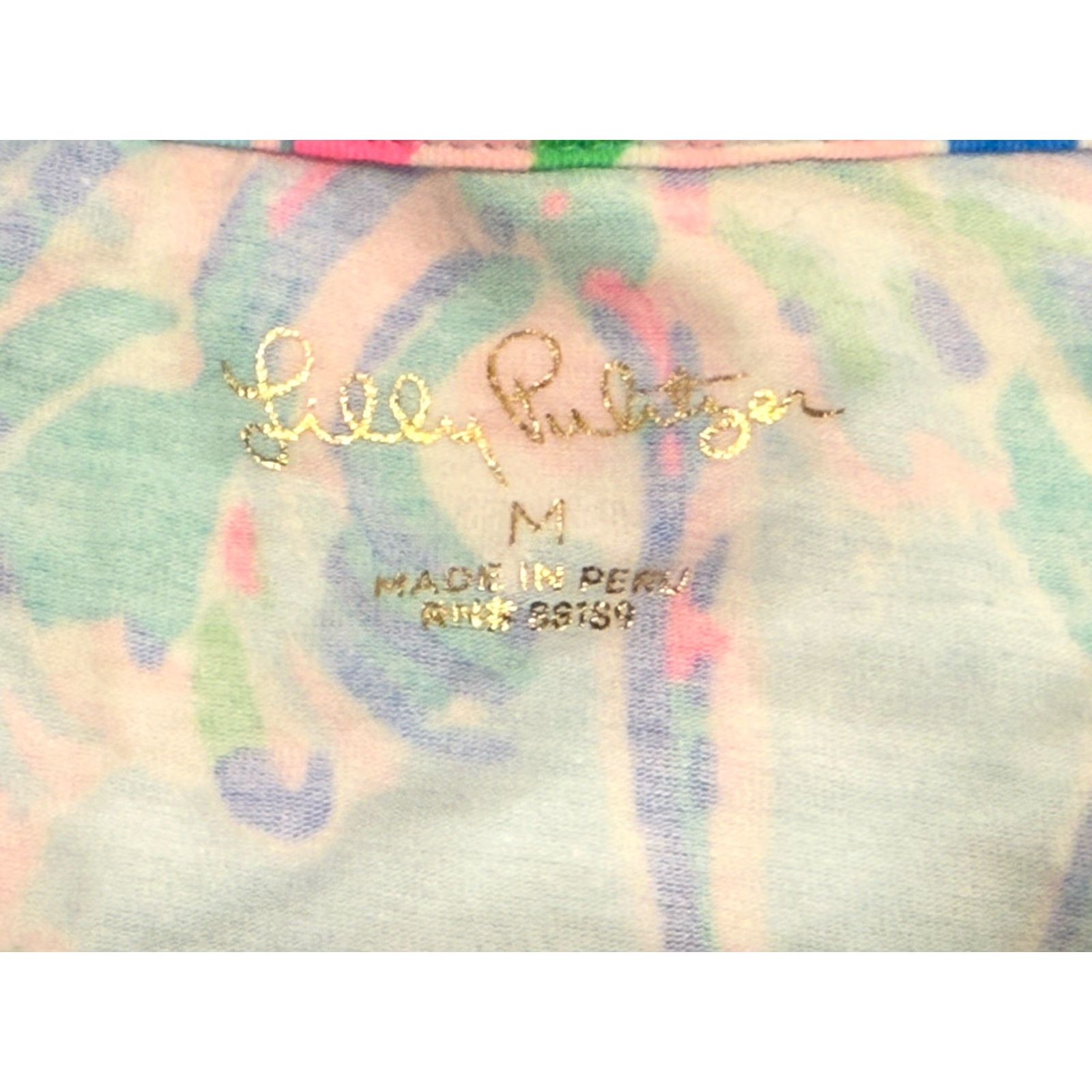 Lilly Pulitzer Lilly Pulitzer Finn Top Cabana Cocktail Multicolor Shirt Adult Medium Multicolor 90s? Size M / US 6-8 / IT 42-44 - 5 Thumbnail