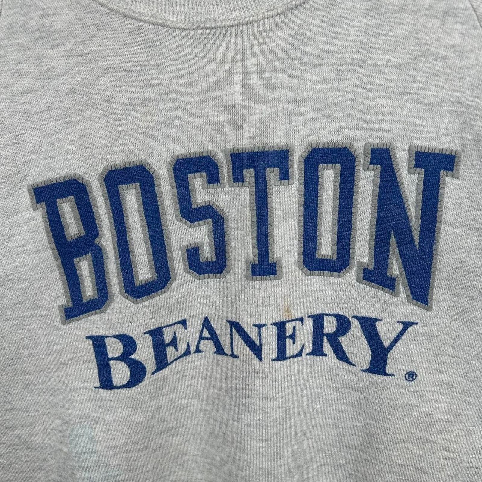 Jerzees Vintage 90’s Boston Beanery Grey Crewneck Size X-Large Size US XL / EU 56 / 4 - 4 Thumbnail