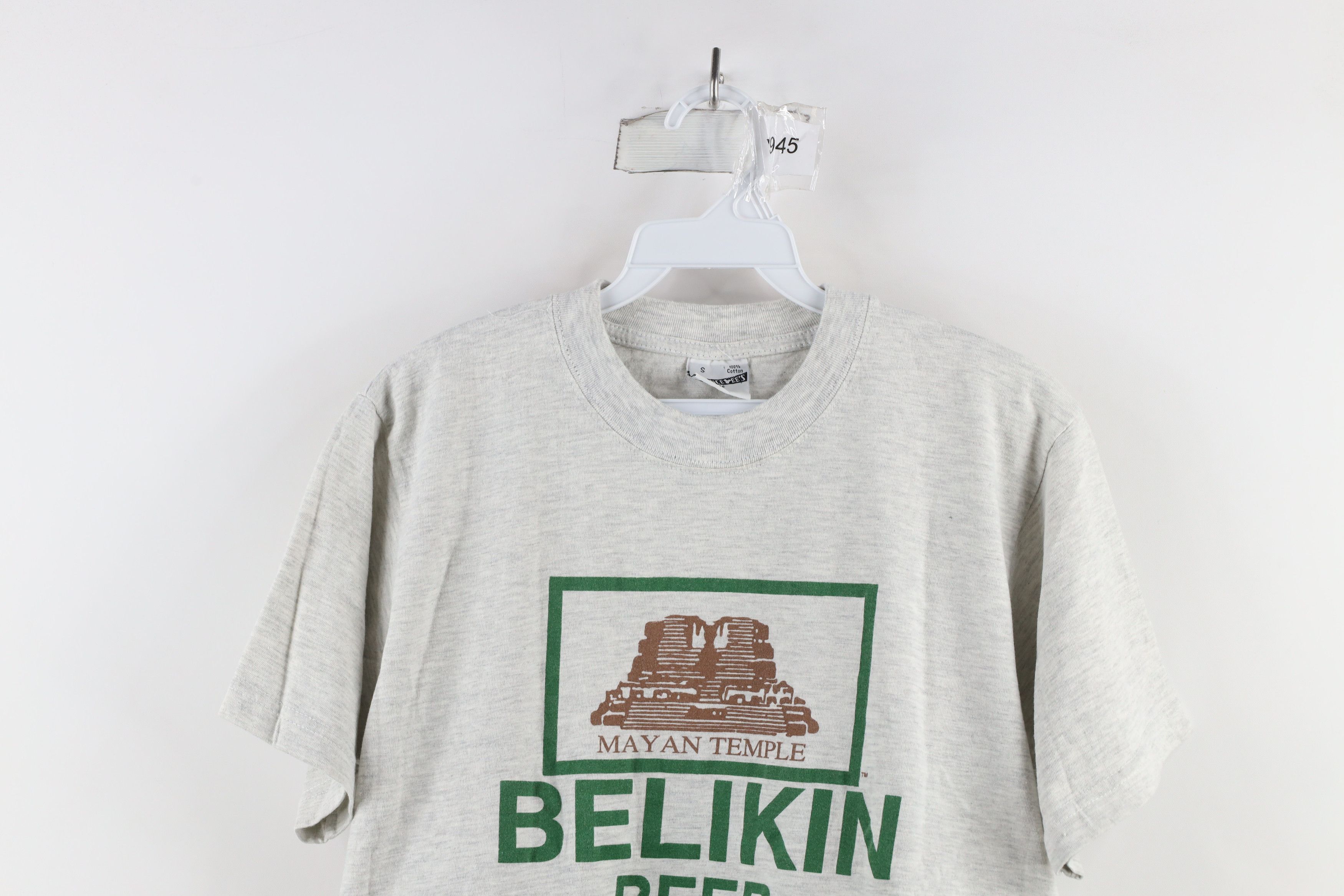 Vintage Vintage 90s Spell Out Belikin Beer Belize T-Shirt Gray Size US S / EU 44-46 / 1 - 2 Thumbnail