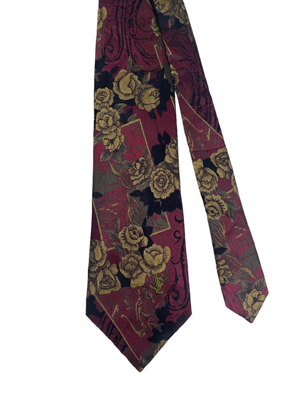 ‼️VINTAGE YVES SAINT LAURENT Paris Necktie silk tie