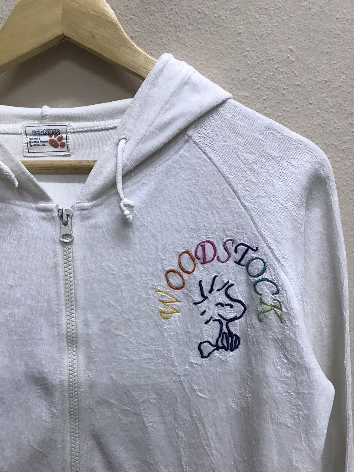 Cartoon Network Vintage 90s Peanuts Woodstock Fleece Sweater Hoodie Size US S / EU 44-46 / 1 - 5 Thumbnail