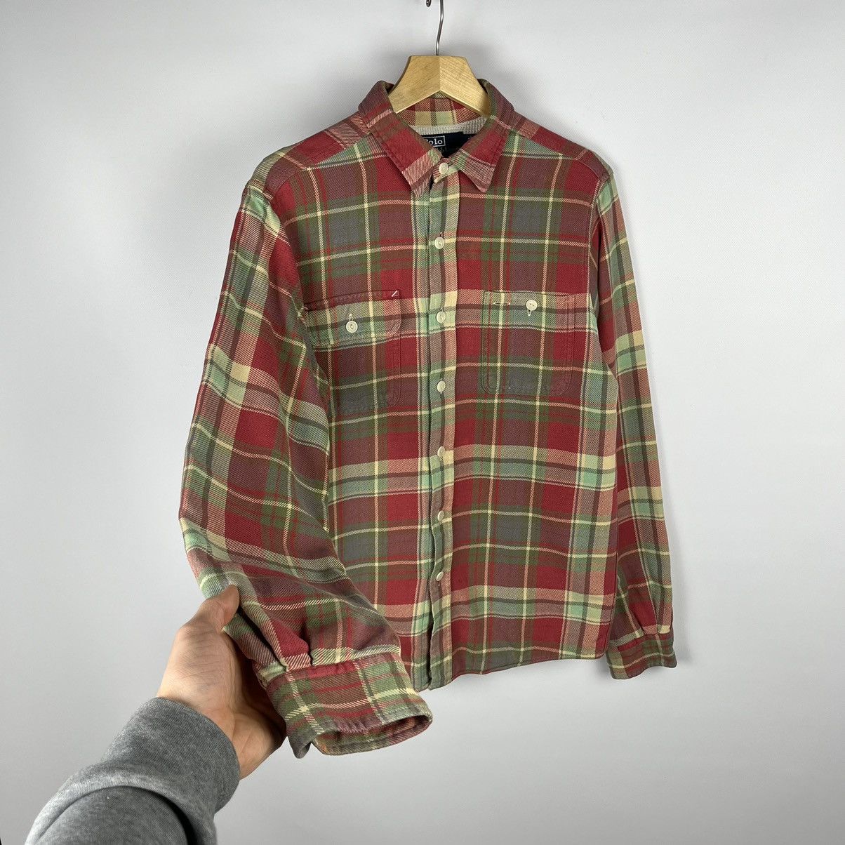 Polo Ralph Lauren Vintage Polo Ralph Lauren heavy overshirt shirt 90’s Size US S / EU 44-46 / 1 - 8 Thumbnail