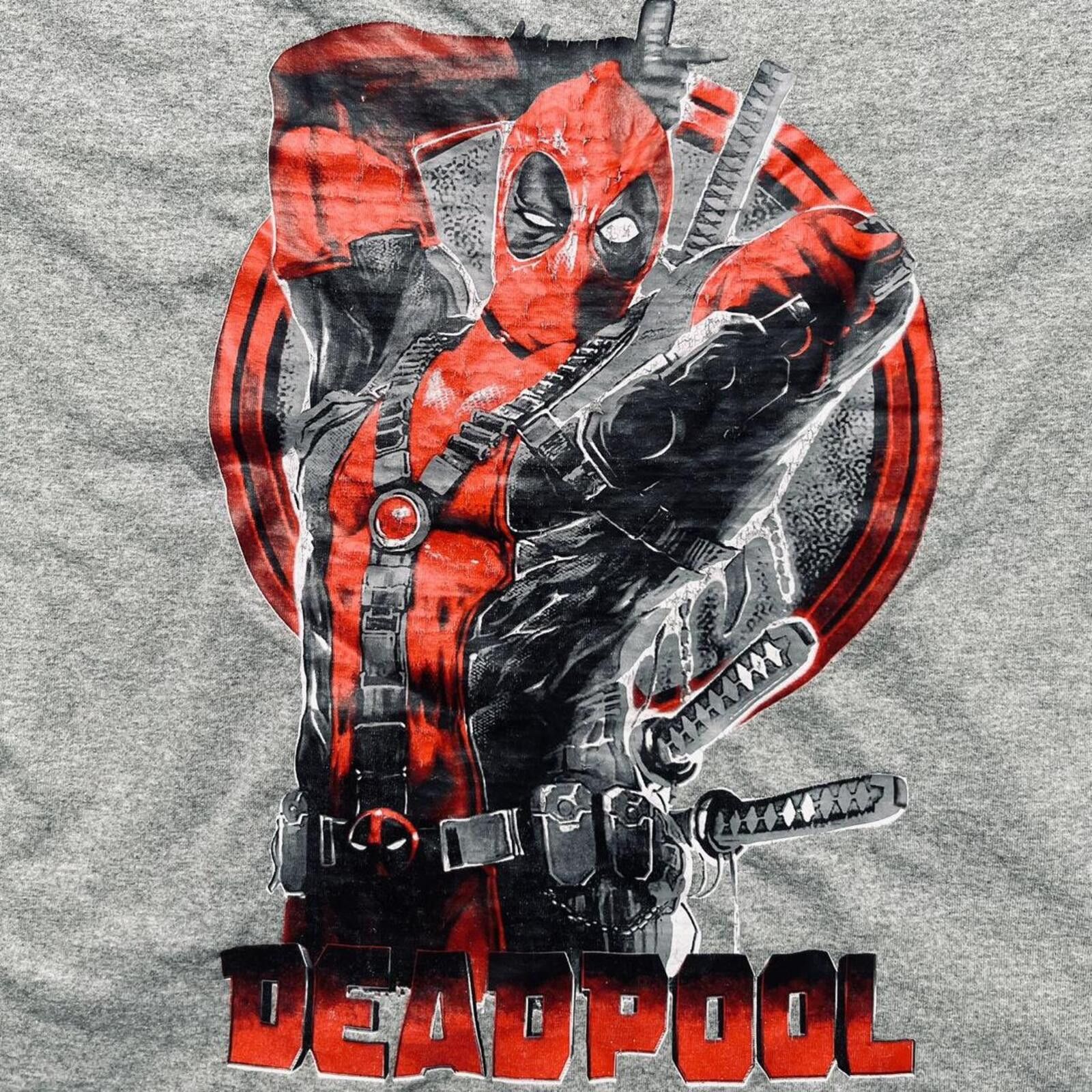 Marvel Comics Vintage Marvel Deadpool Graphic T-Shirt Grey Size L Size US L / EU 52-54 / 3 - 2 Thumbnail